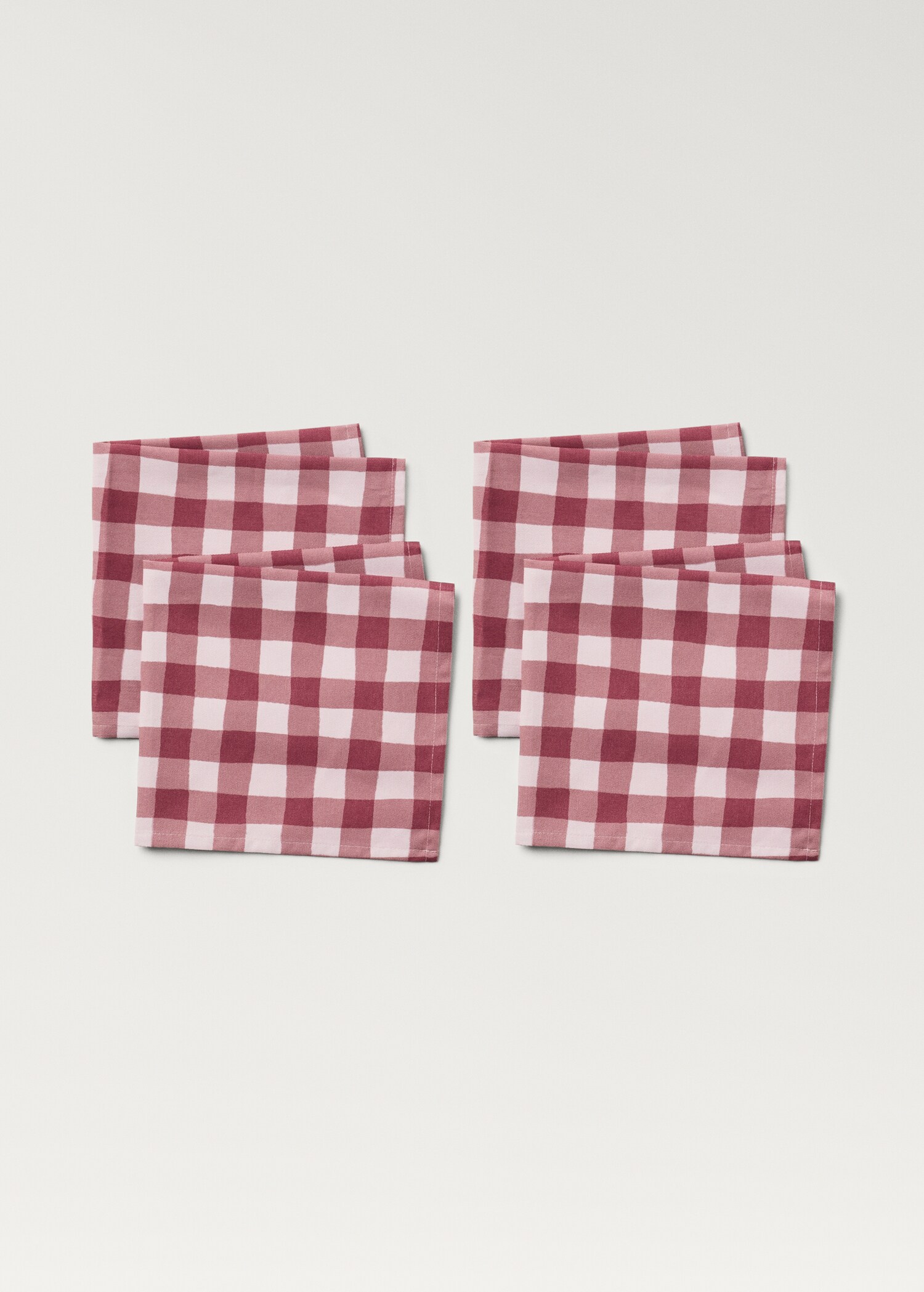 Cotton check napkins - Details of the article 1