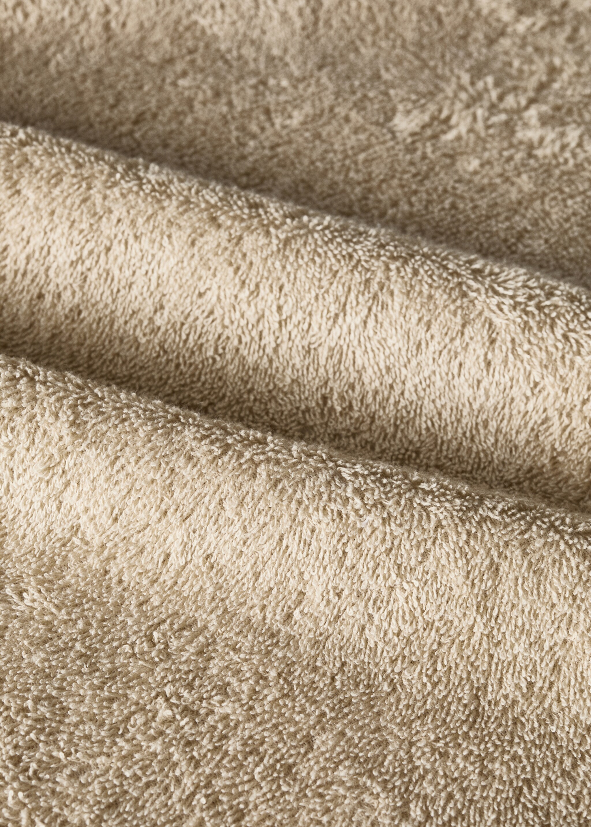 Children's terry towel bath poncho - Details of the article 2, Beige. Ref: 87073308-00.