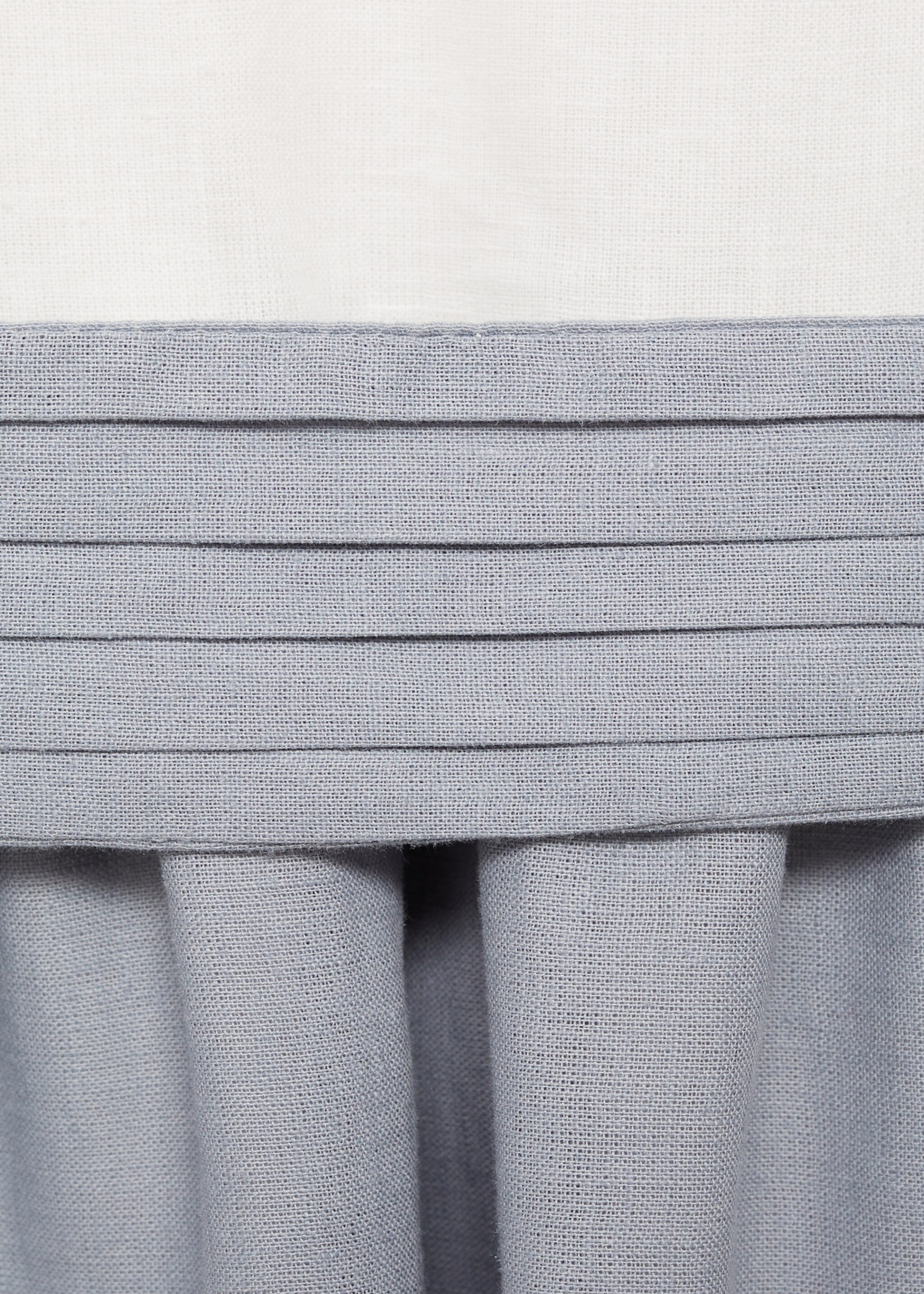 Vestit faldilla contrast - Detall de l'article 8, Blanc. Ref: 87073633-00.
