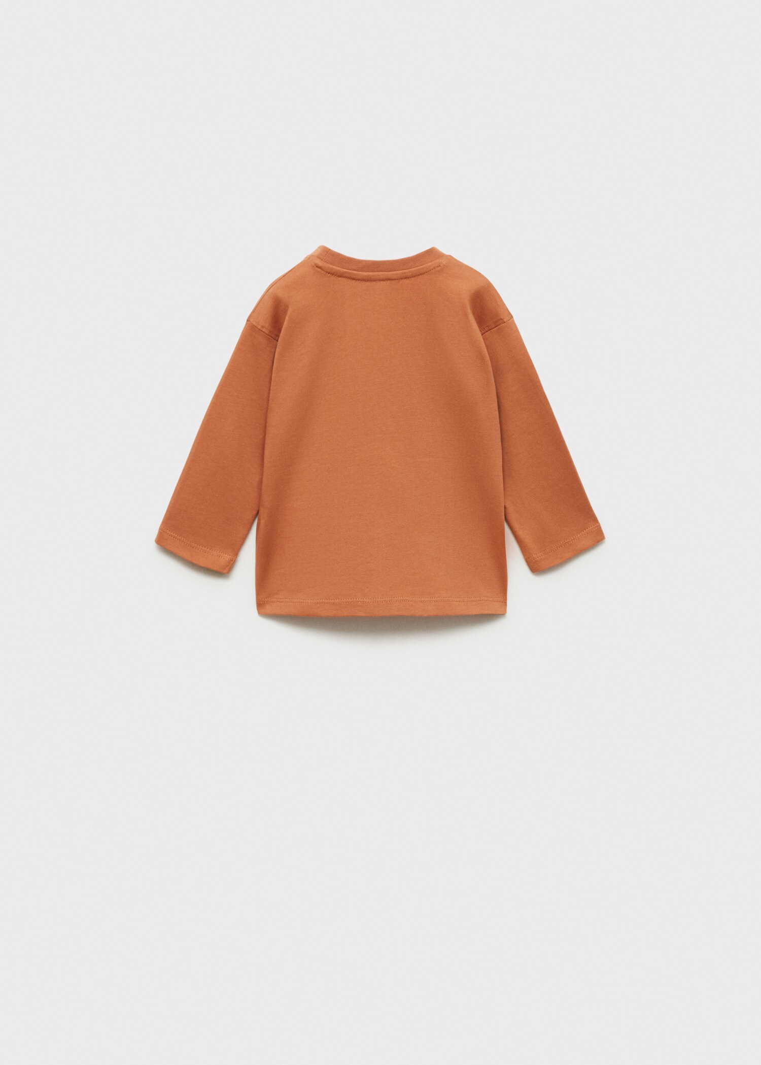 T-shirt with print drawing - Reverse of the article