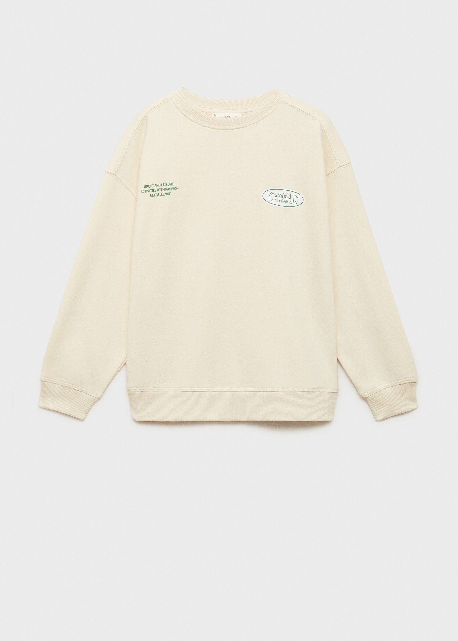 Printed cotton sweatshirt - Article without model