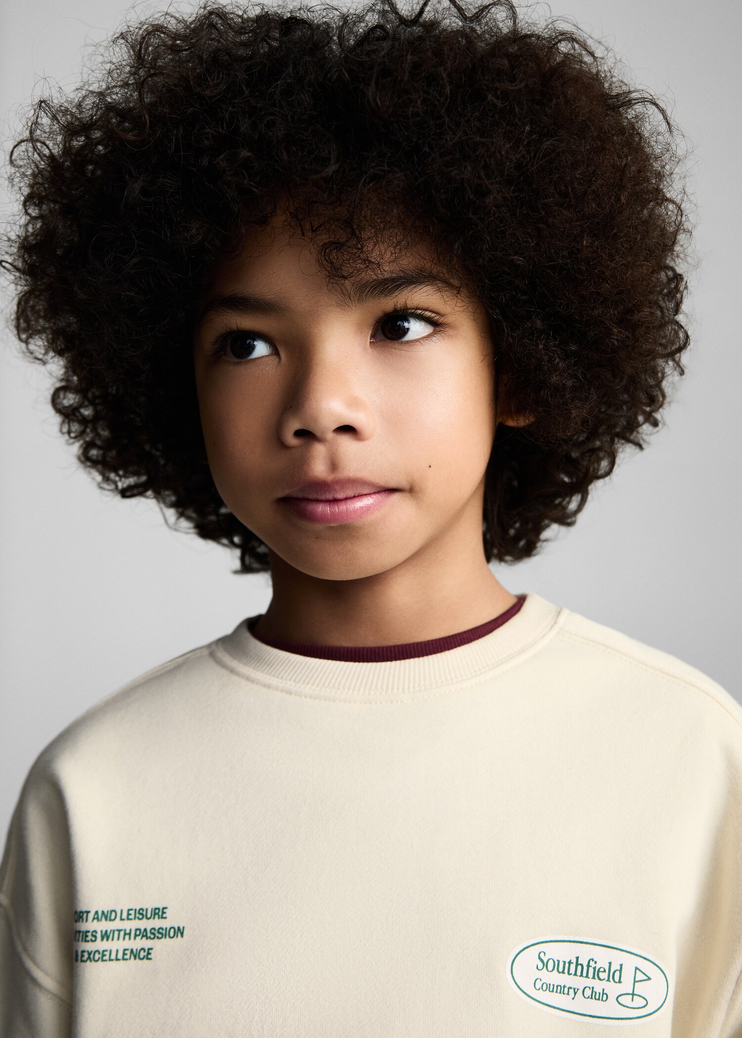 Printed cotton sweatshirt - Details of the article 1