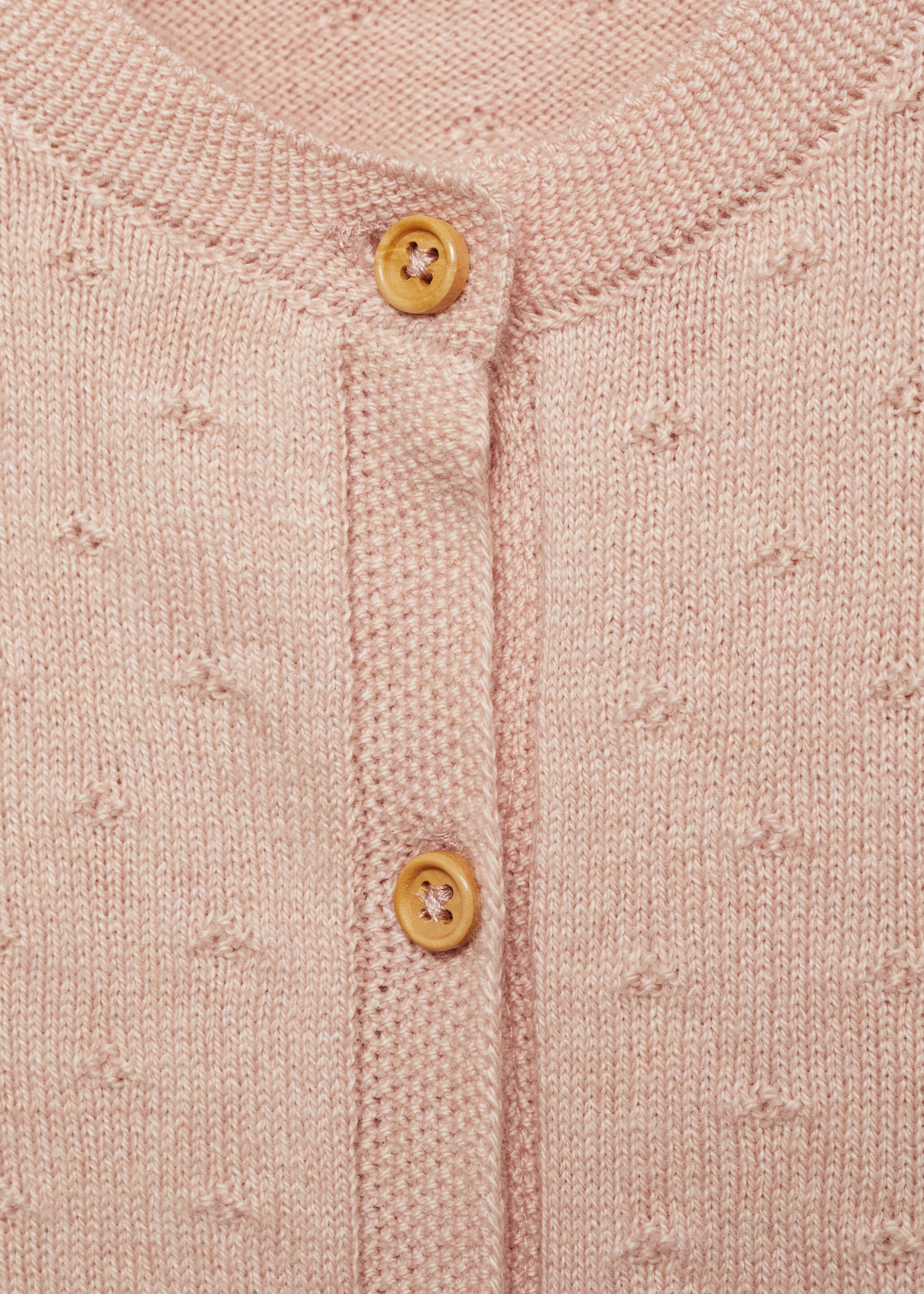 Bestickte Strickjacke - Detail des Artikels 8, Rosa. Ref: 87073643-00.