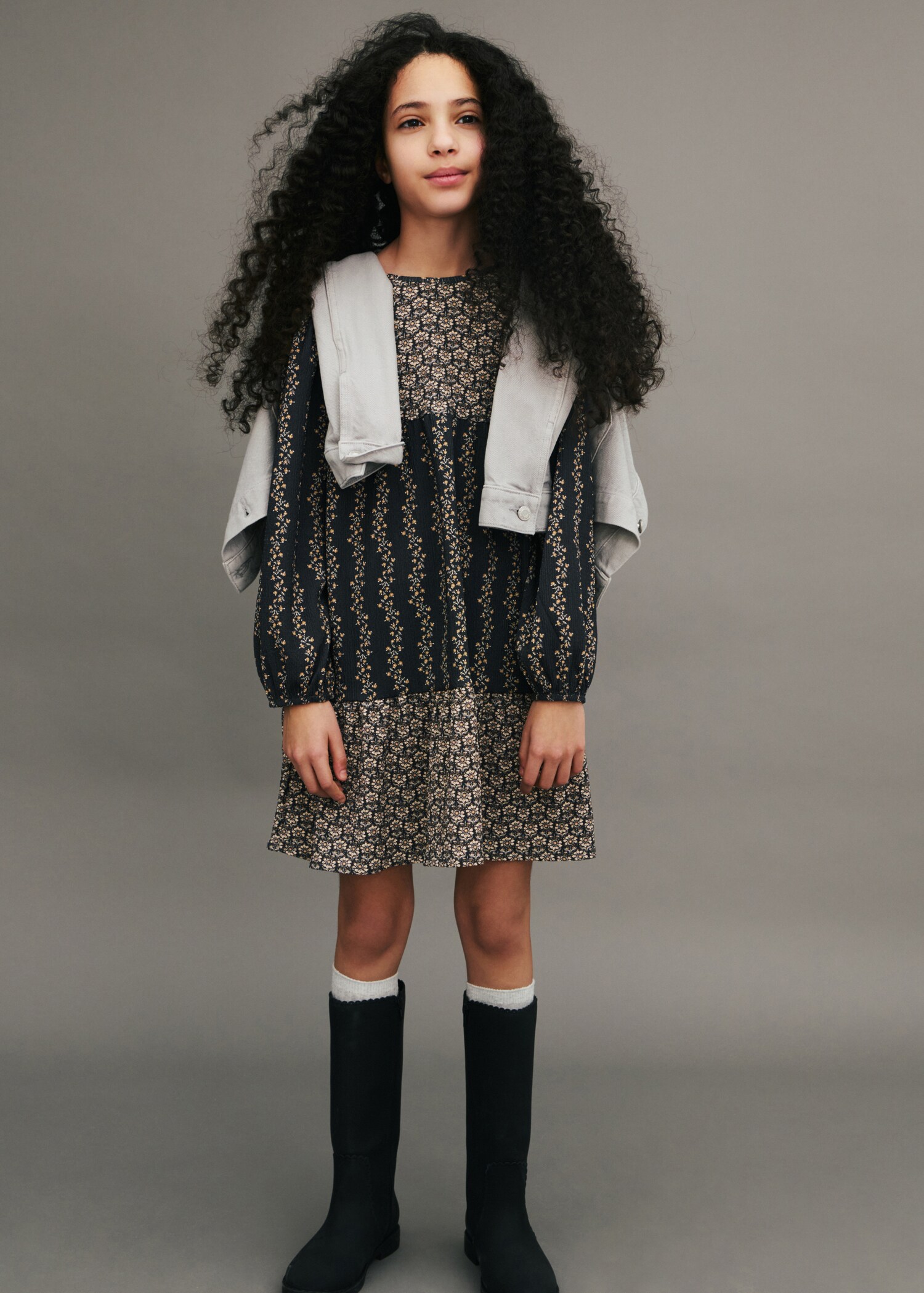 Flower print dress - Details of the article 5