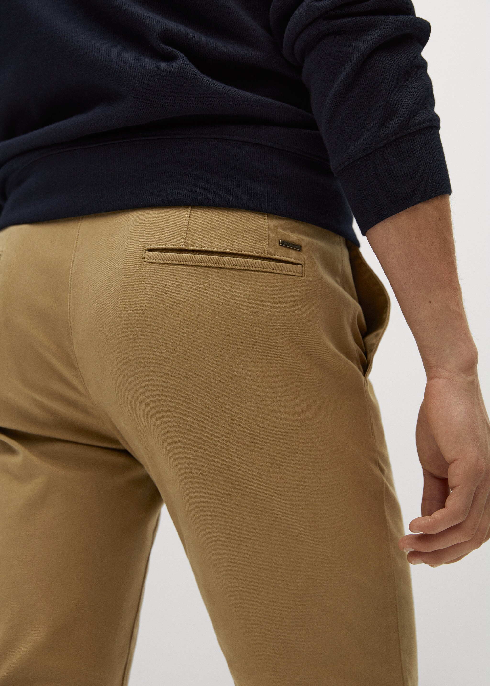 Keprové kalhoty chino slim fit - Detail zboží 2