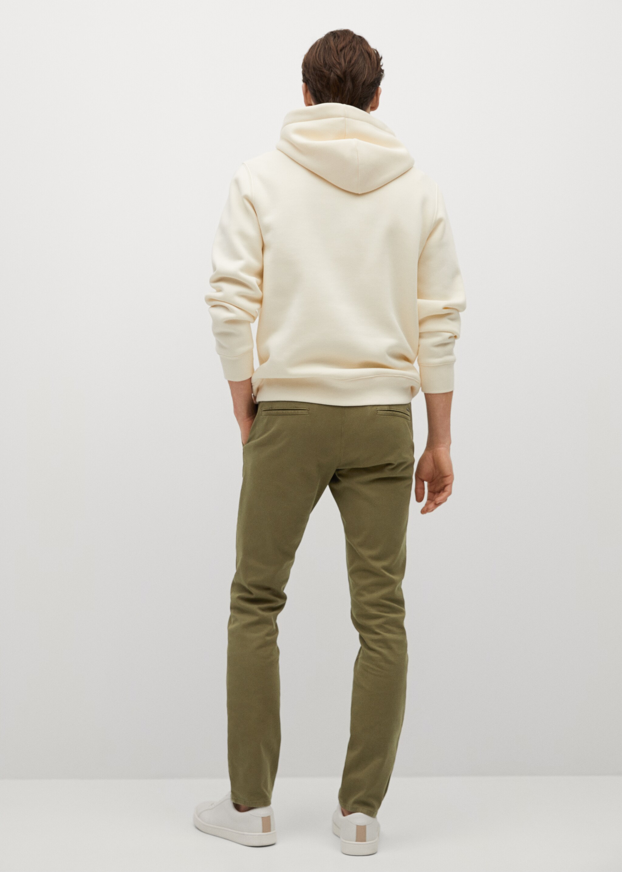 Keprové kalhoty chino slim fit - Zadní strana zboží