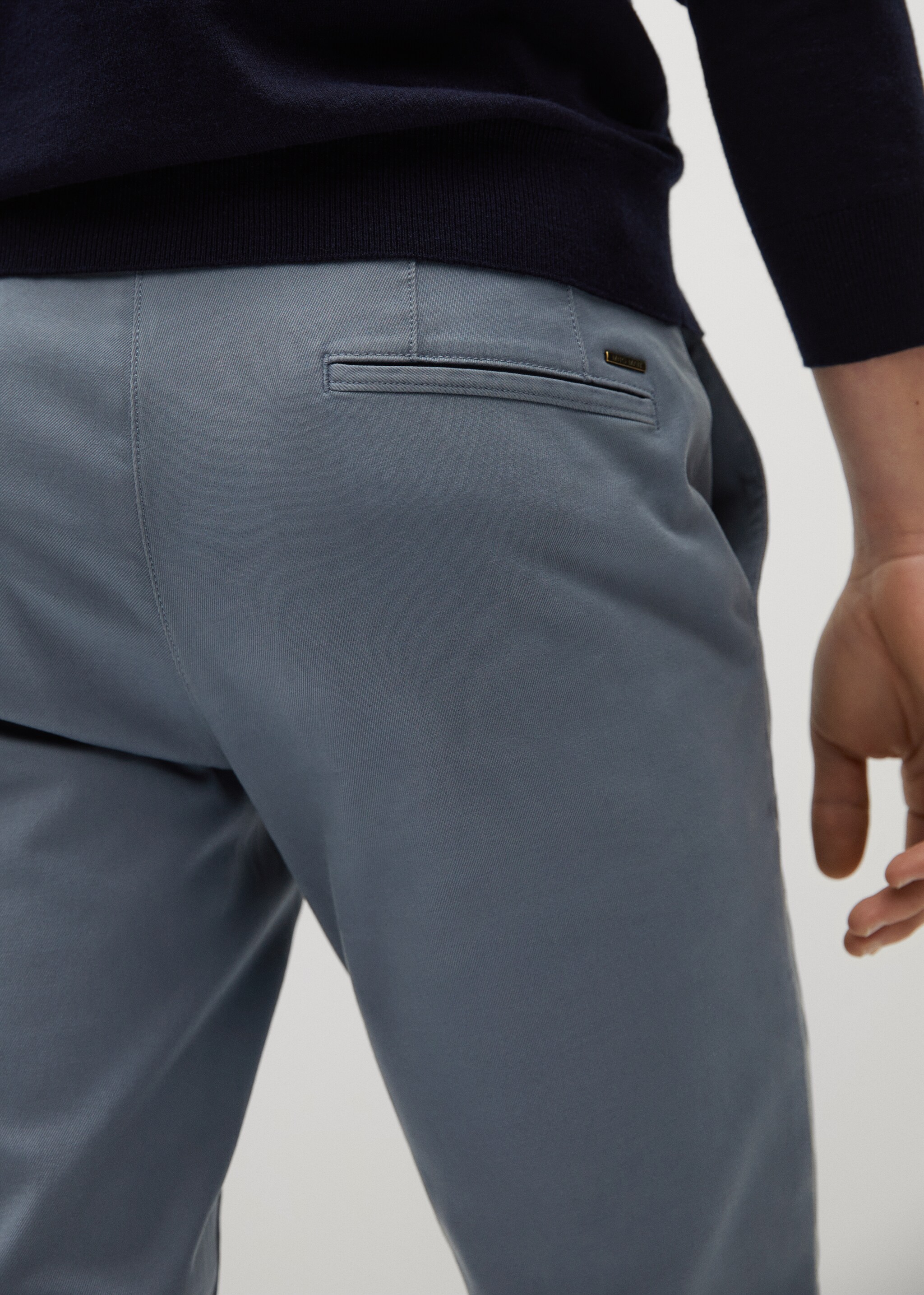 Keprové kalhoty chino slim fit - Detail zboží 2