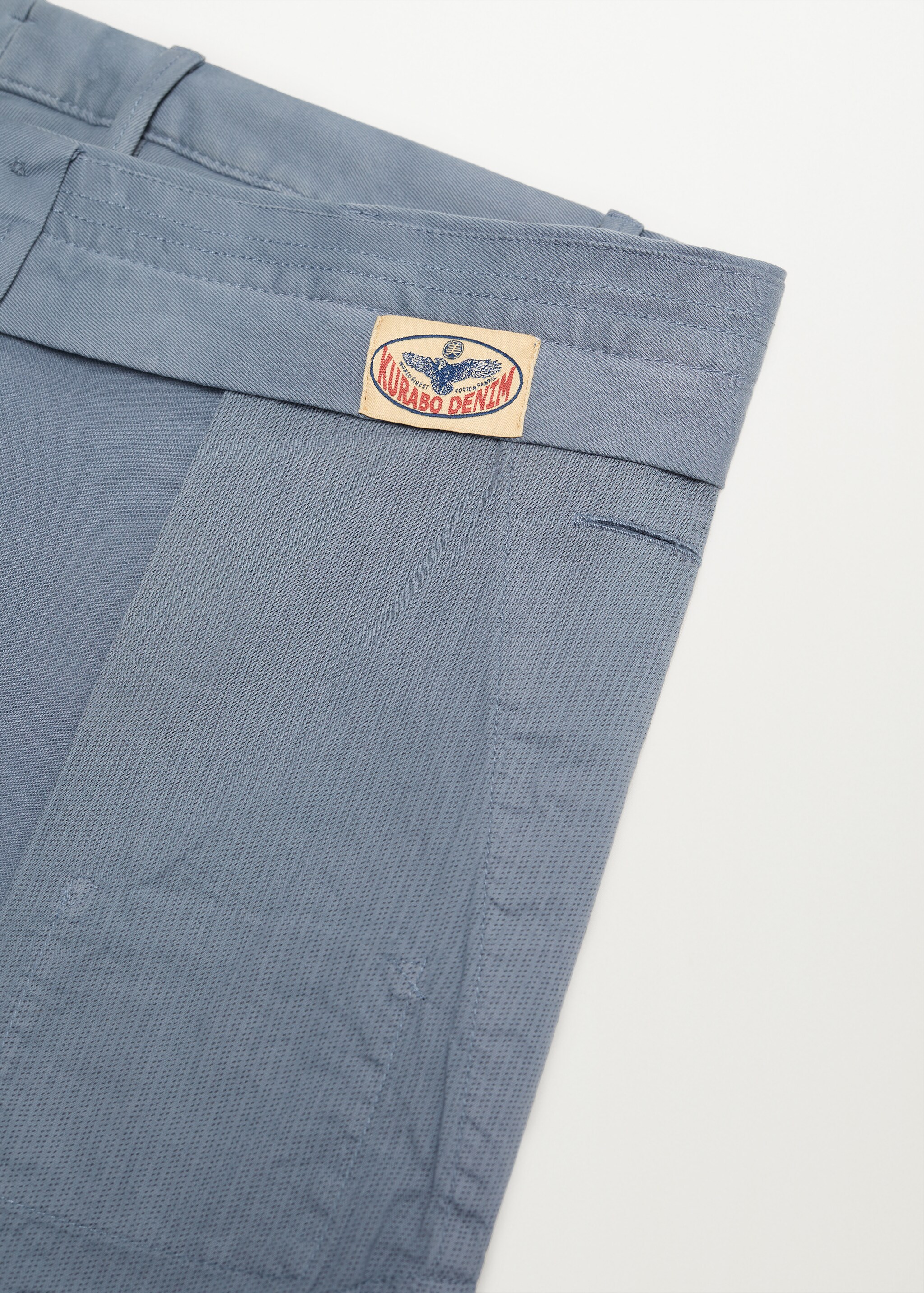 Keprové kalhoty chino slim fit - Detail zboží 7