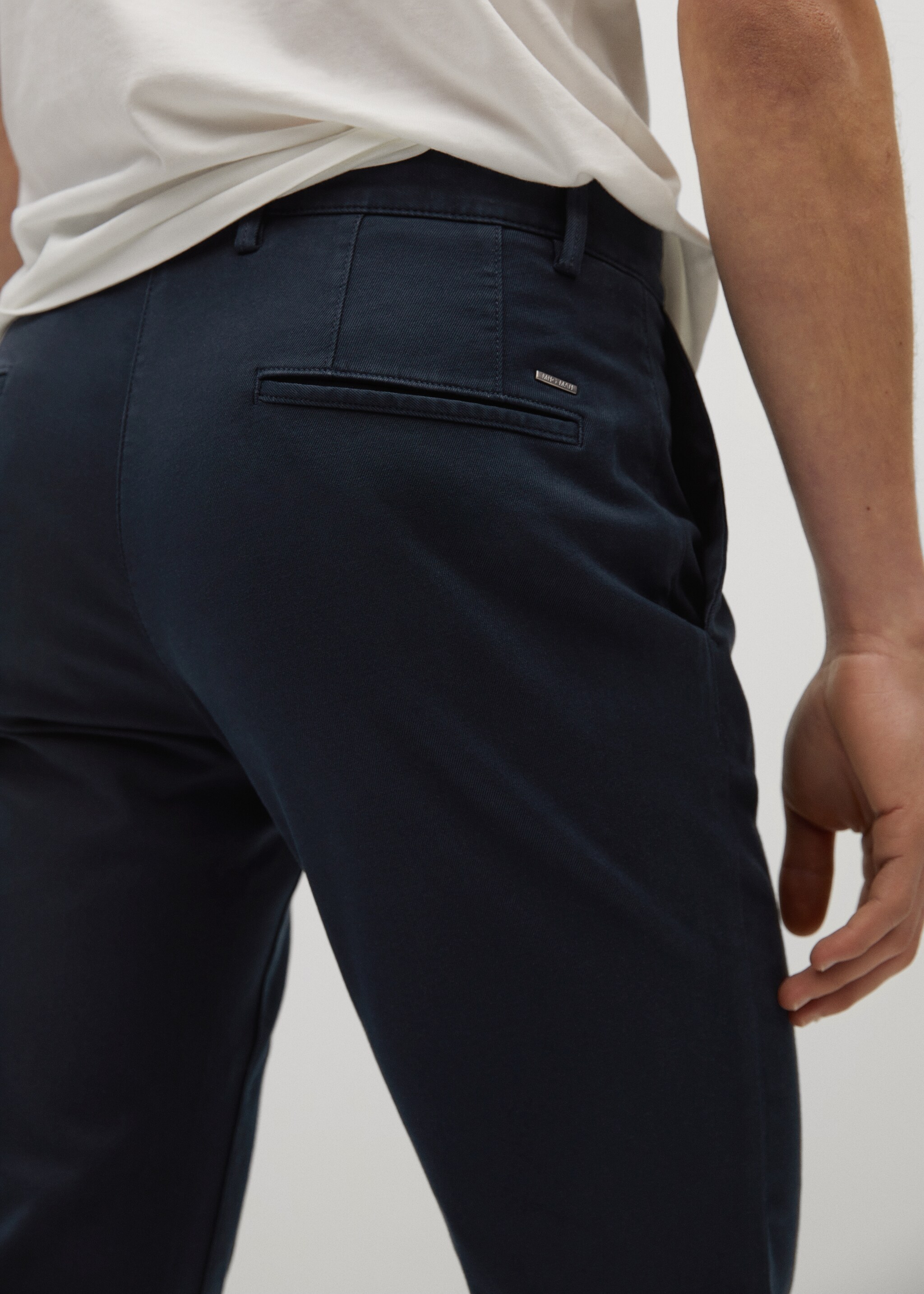 Keprové kalhoty chino slim fit - Detail zboží 2