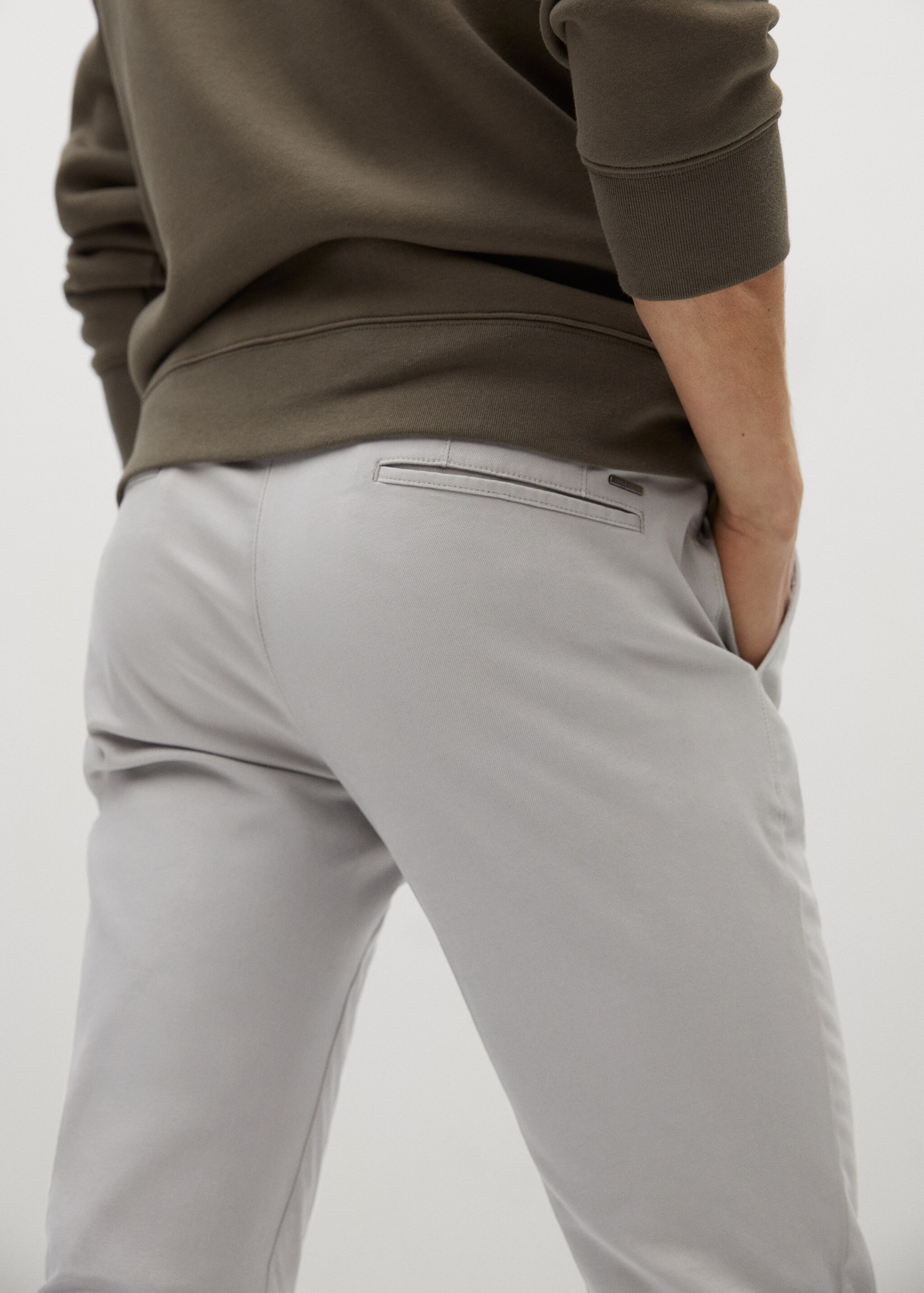 Keprové kalhoty chino slim fit - Detail zboží 2
