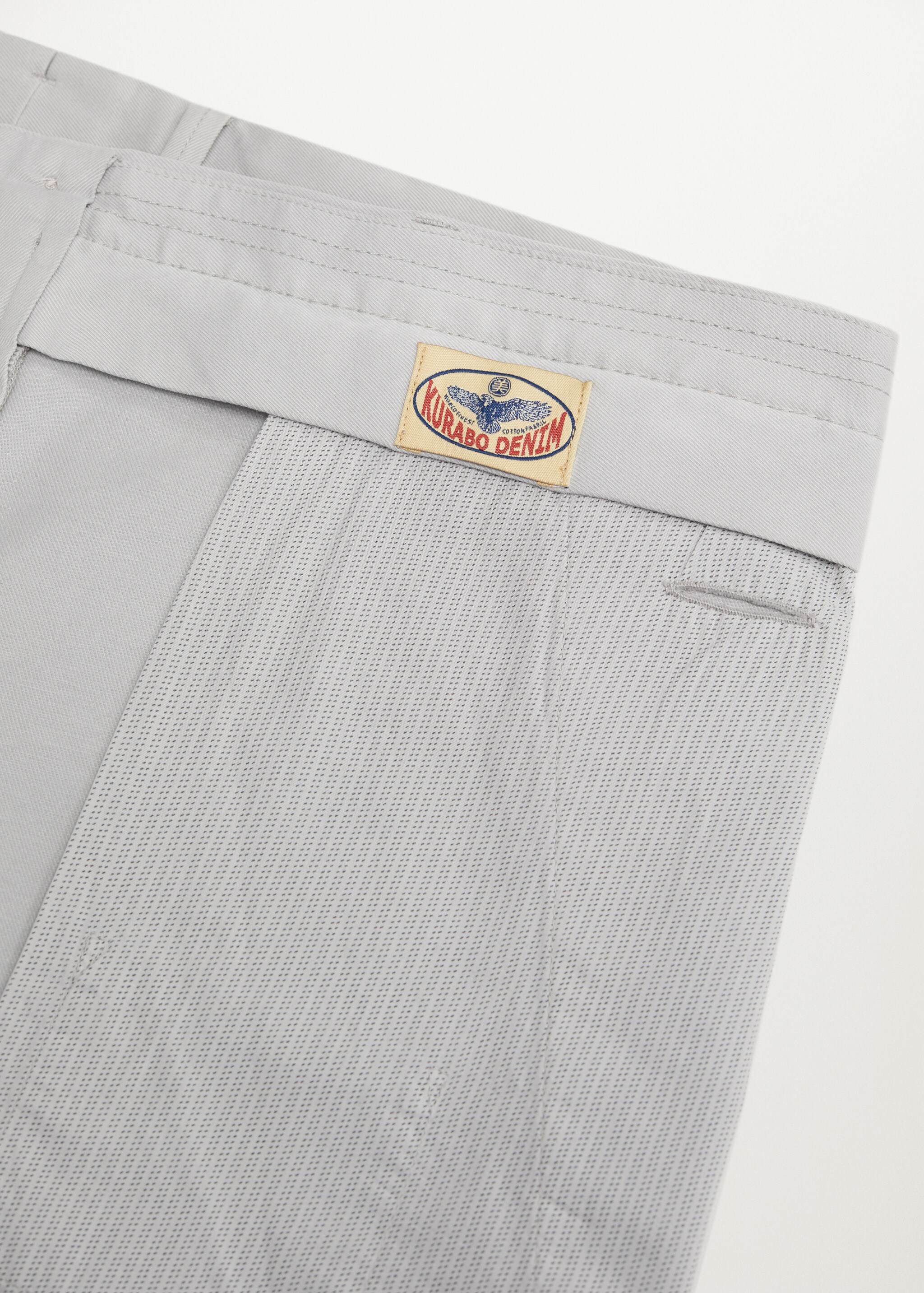 Keprové kalhoty chino slim fit - Detail zboží 7