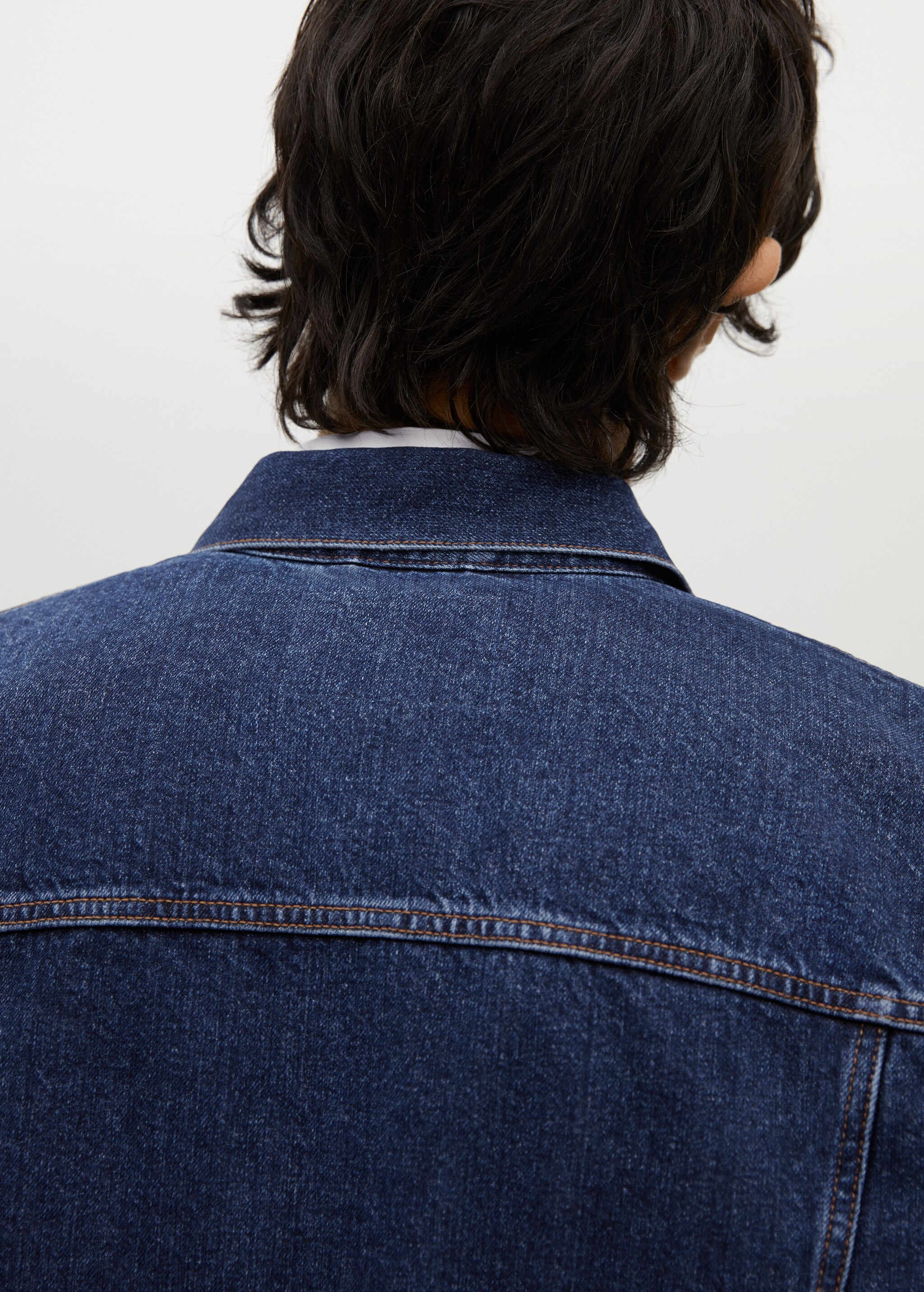 Chaqueta denim lavado oscuro - Detalle del artículo 3