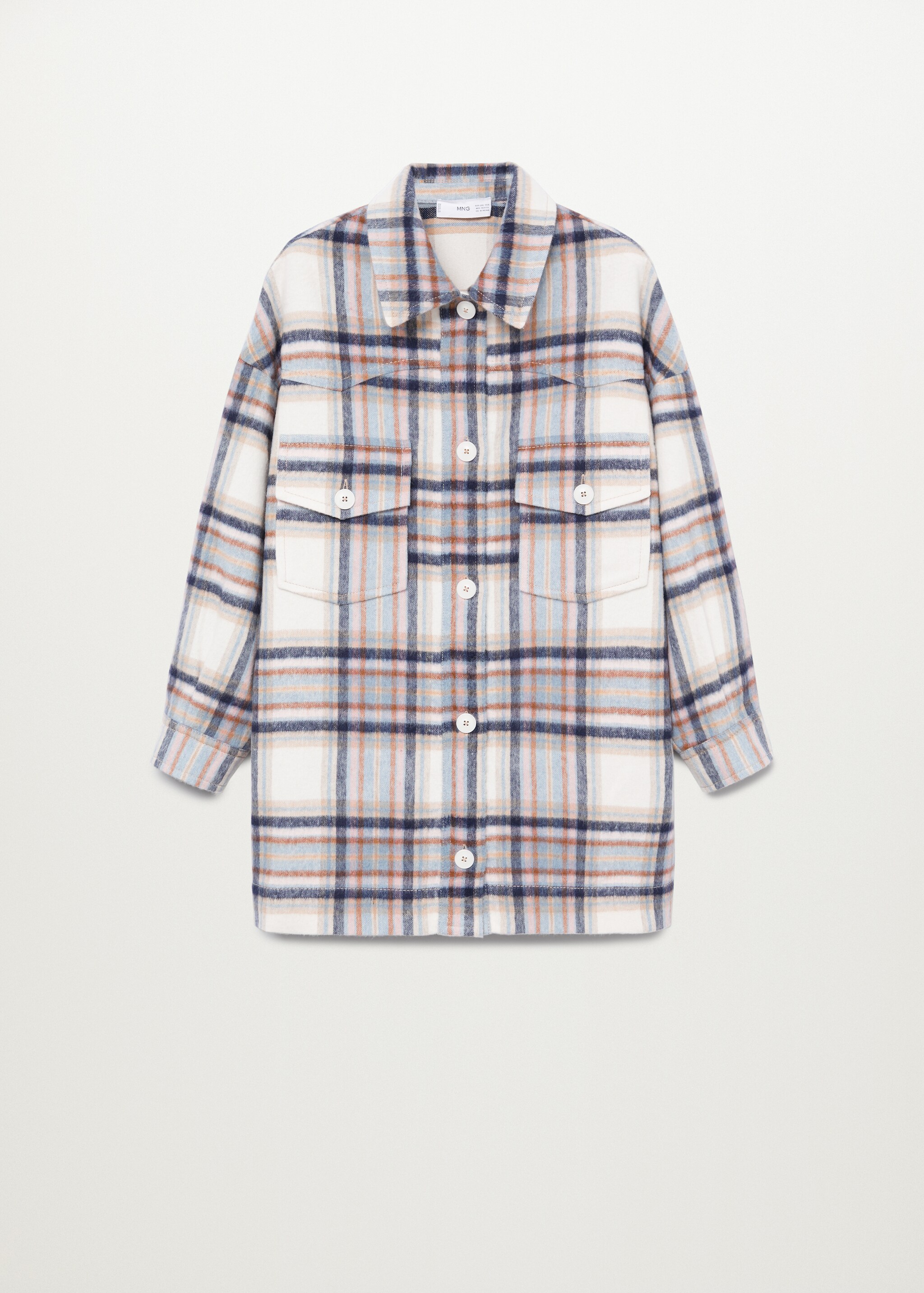 Kostkovaná svrchní košile oversize - Zboží bez modelu