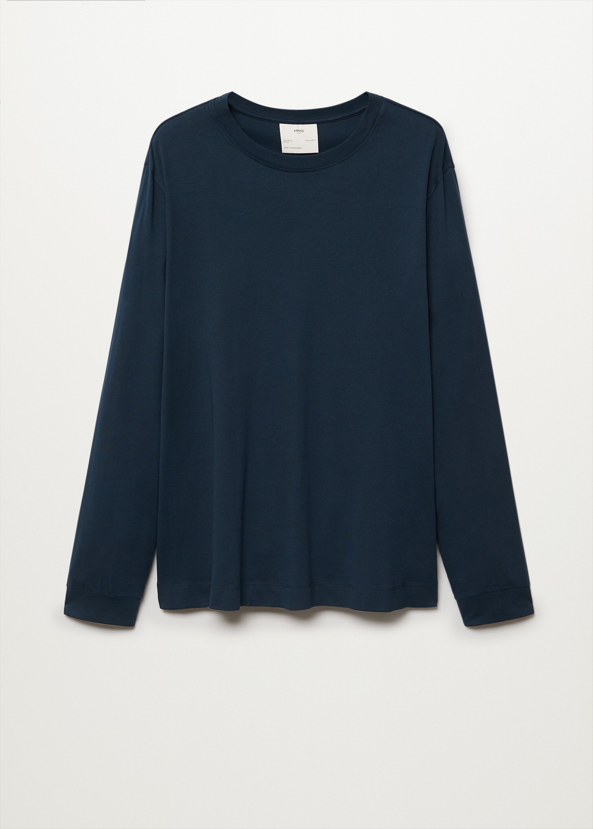 Long sleeve cotton t-shirt - Article without model