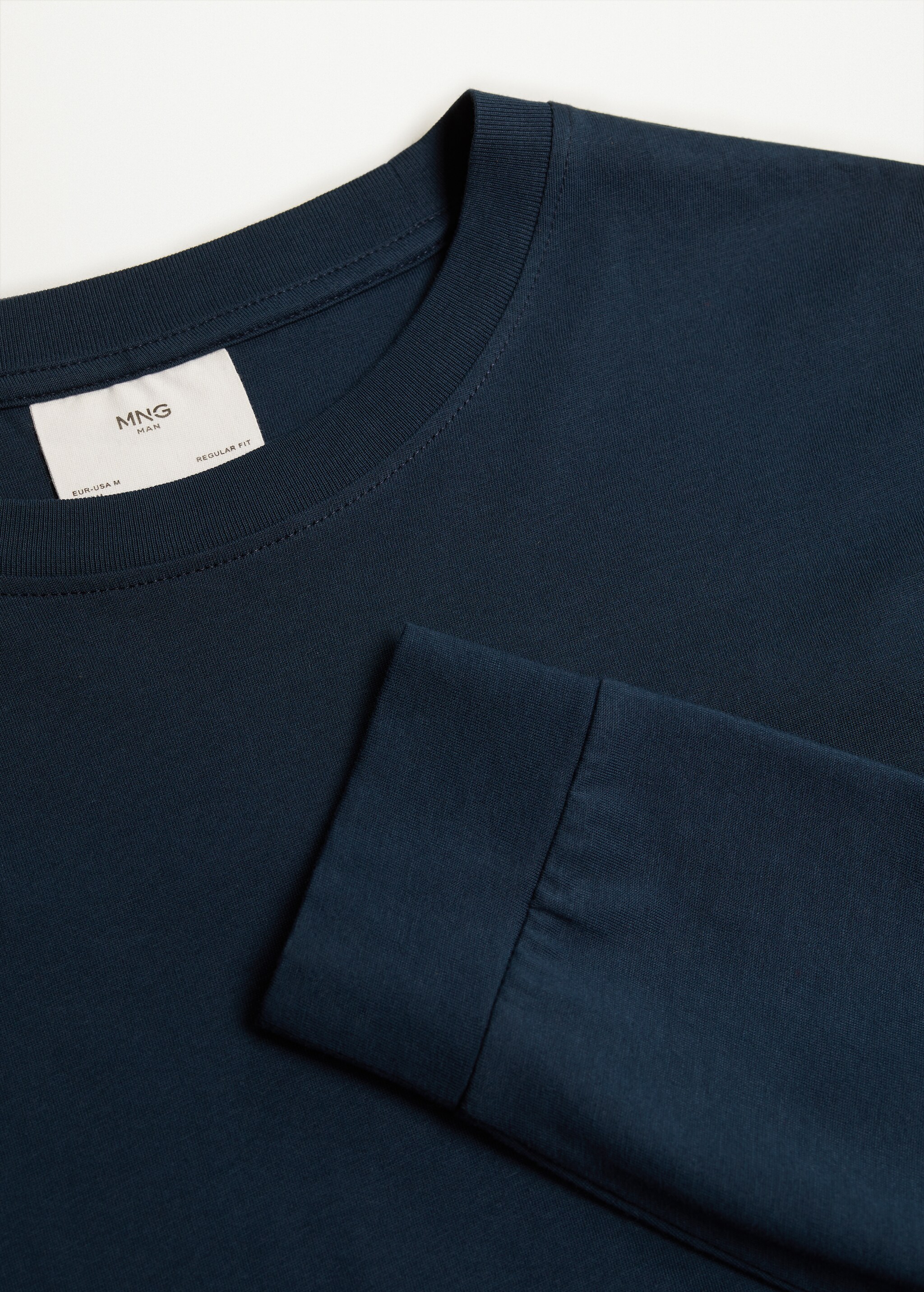 Long sleeve cotton t-shirt - Details of the article 7