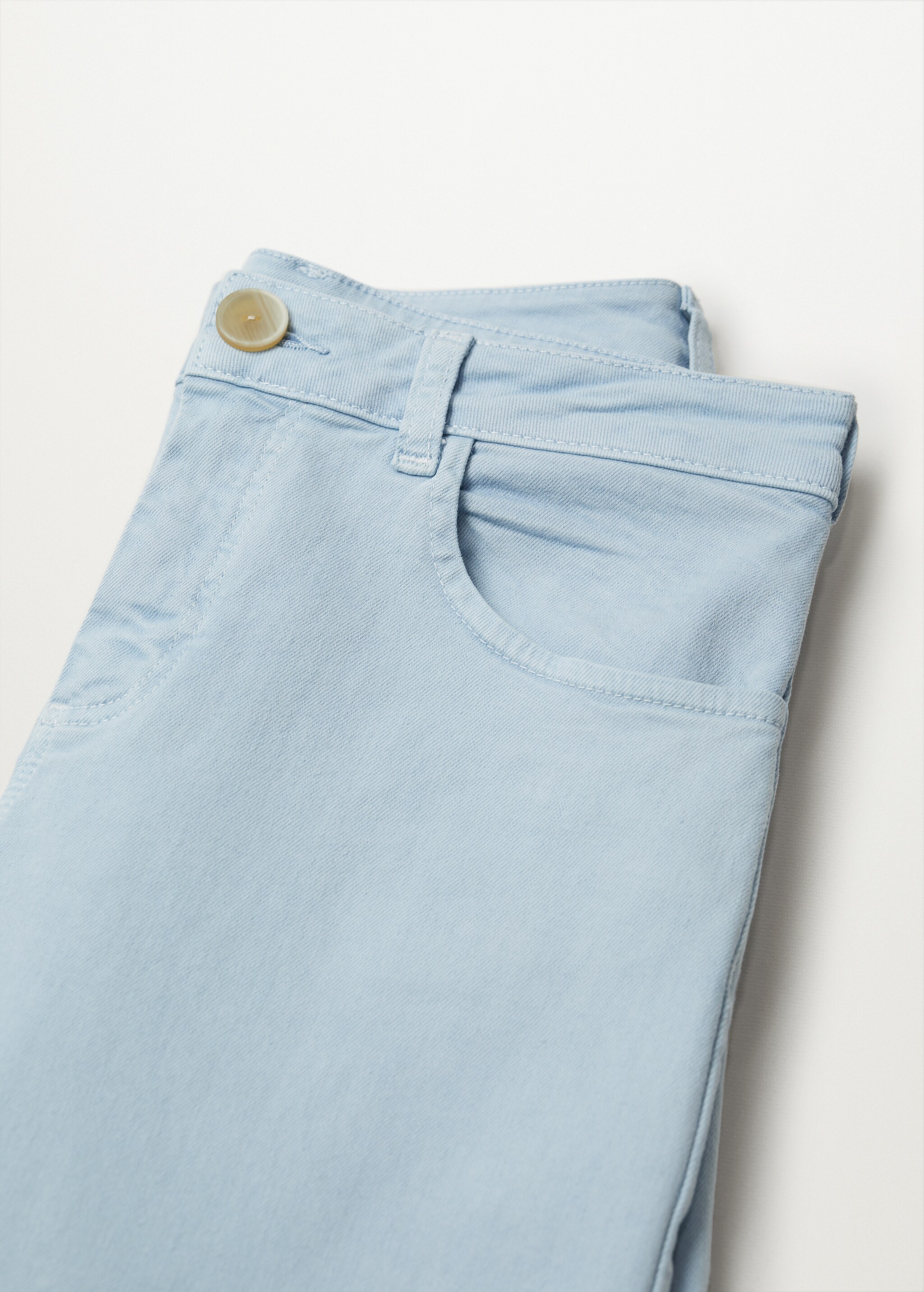 Culotte-Jeans in Cropped-Länge mit ausgefranstem Saum - Detail des Artikels 8