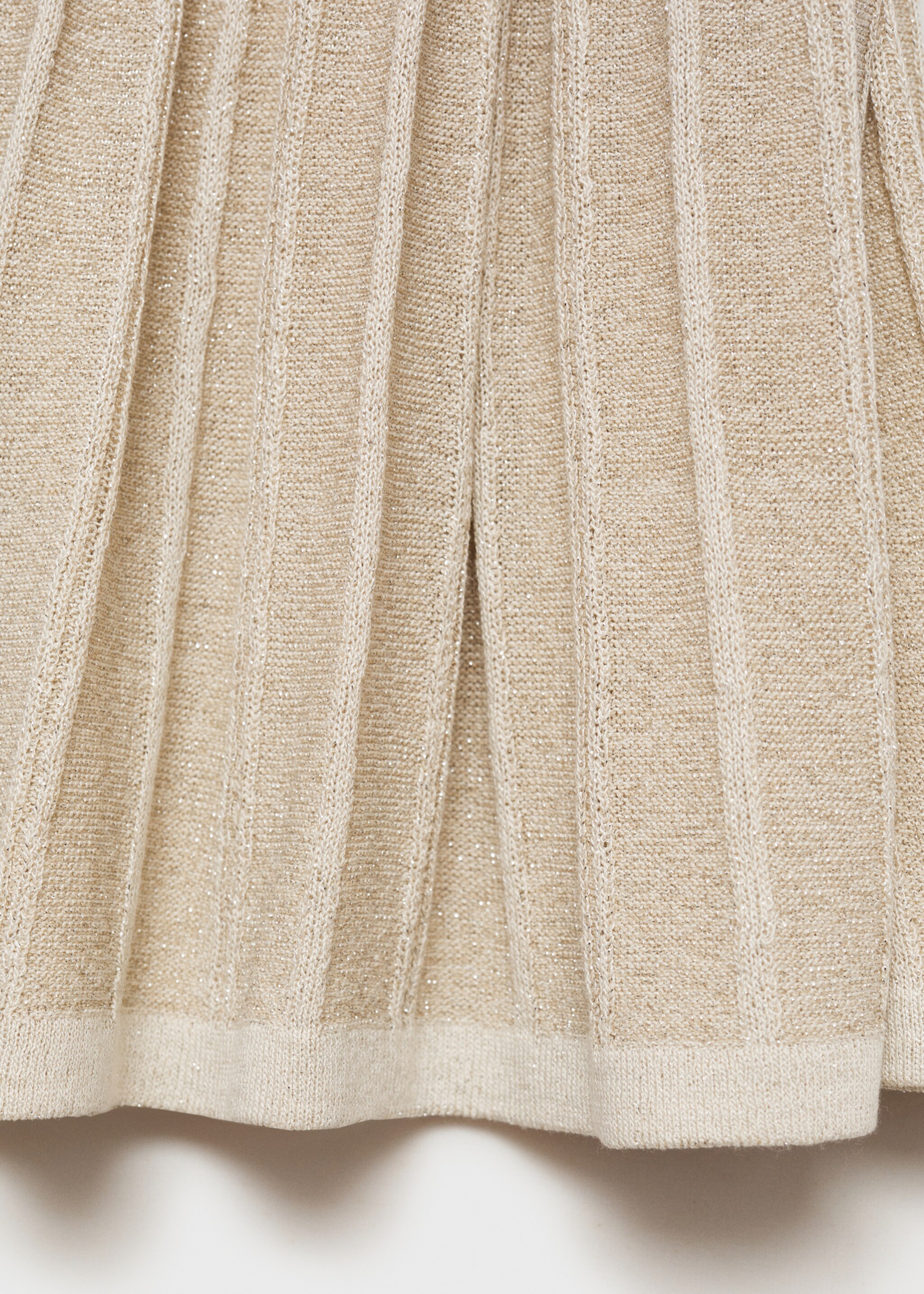 Strikket bukse med utsving - Artikkeldetalj 0, Gull. Ref: 87074063-00.