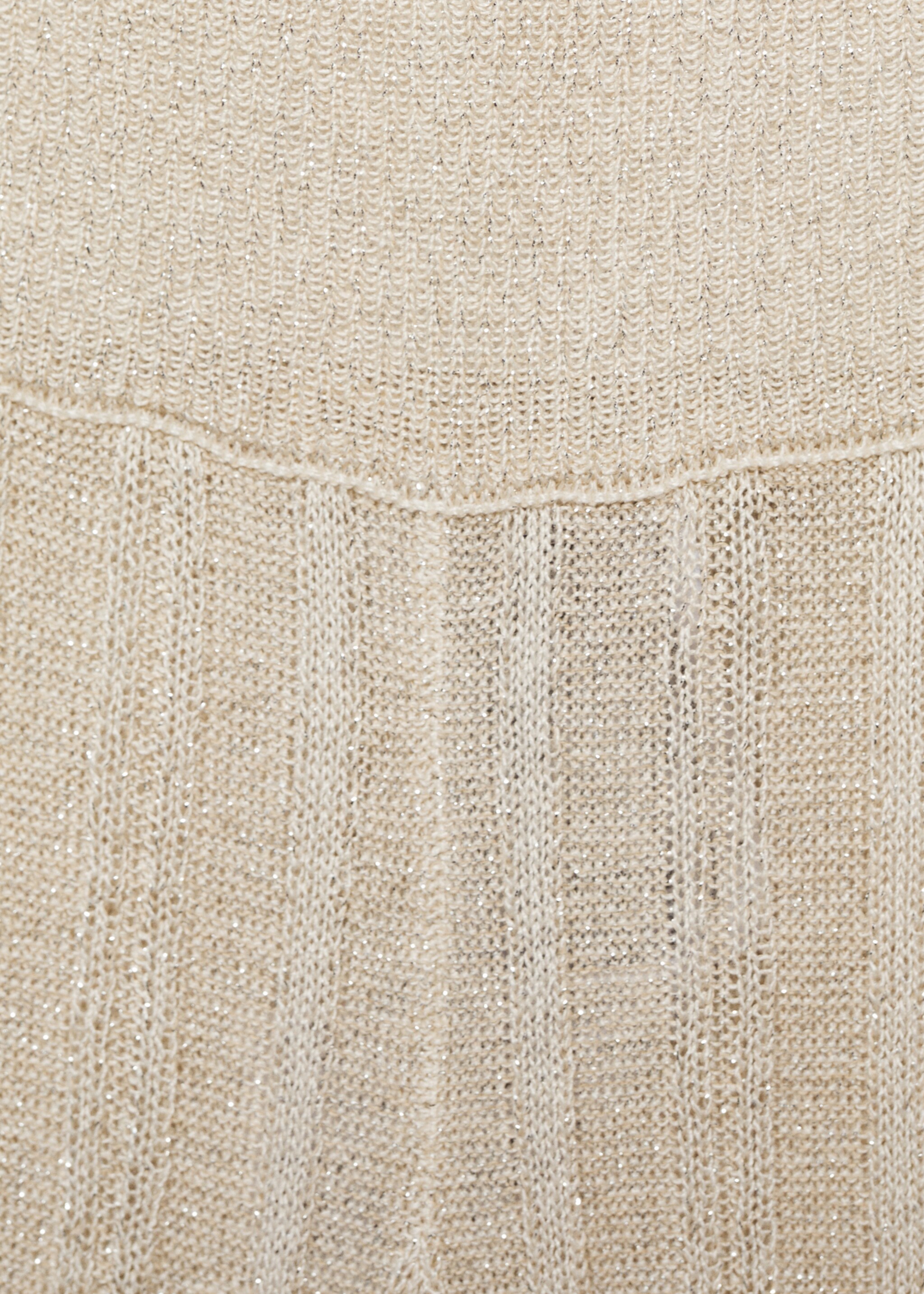 Strikket bukse med utsving - Artikkeldetalj 8, Gull. Ref: 87074063-00.