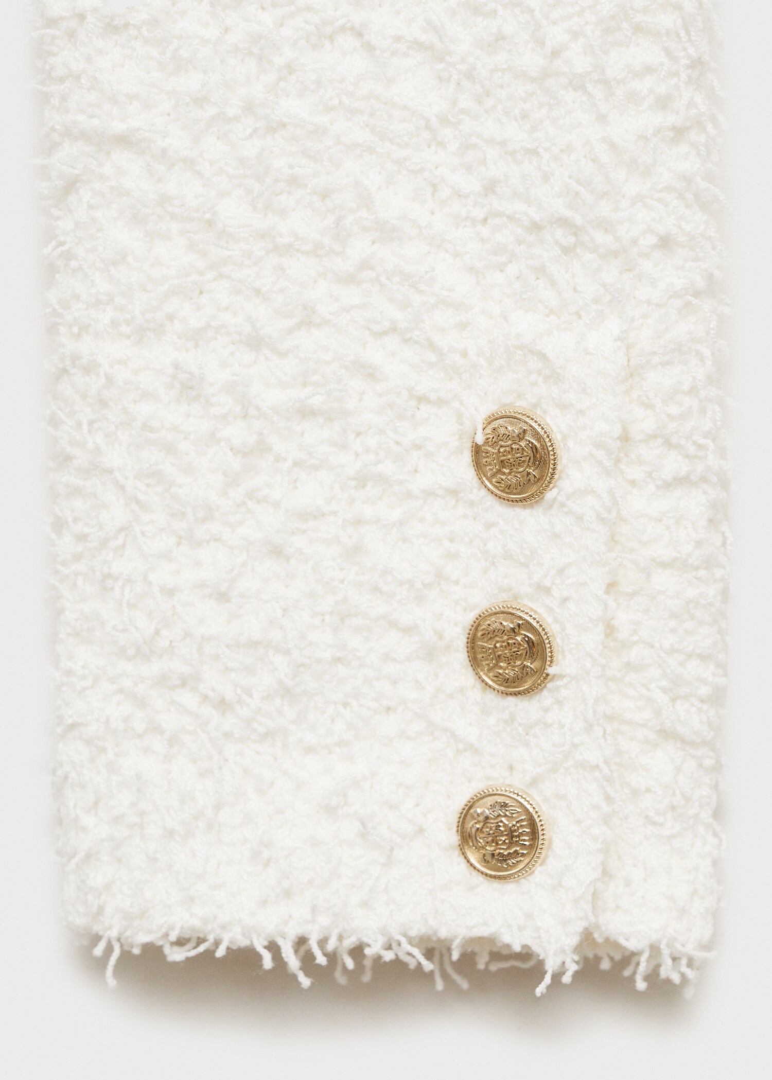 Tweed jacket with jewel buttons - Details of the article 0