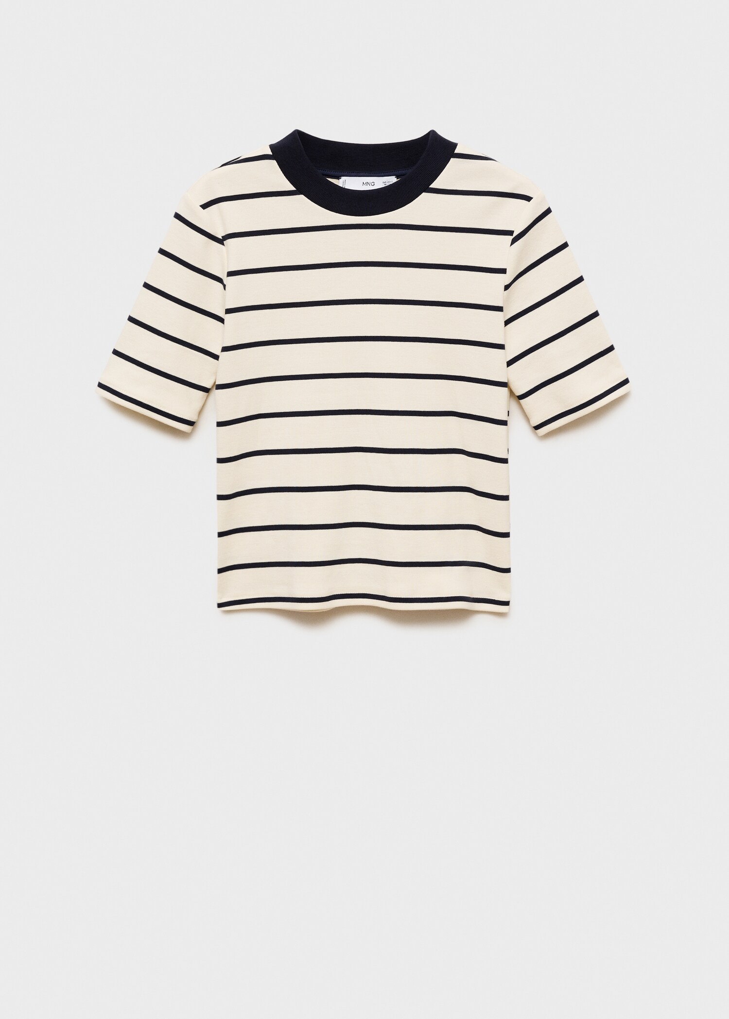 Striped cotton T-shirt - Article without model