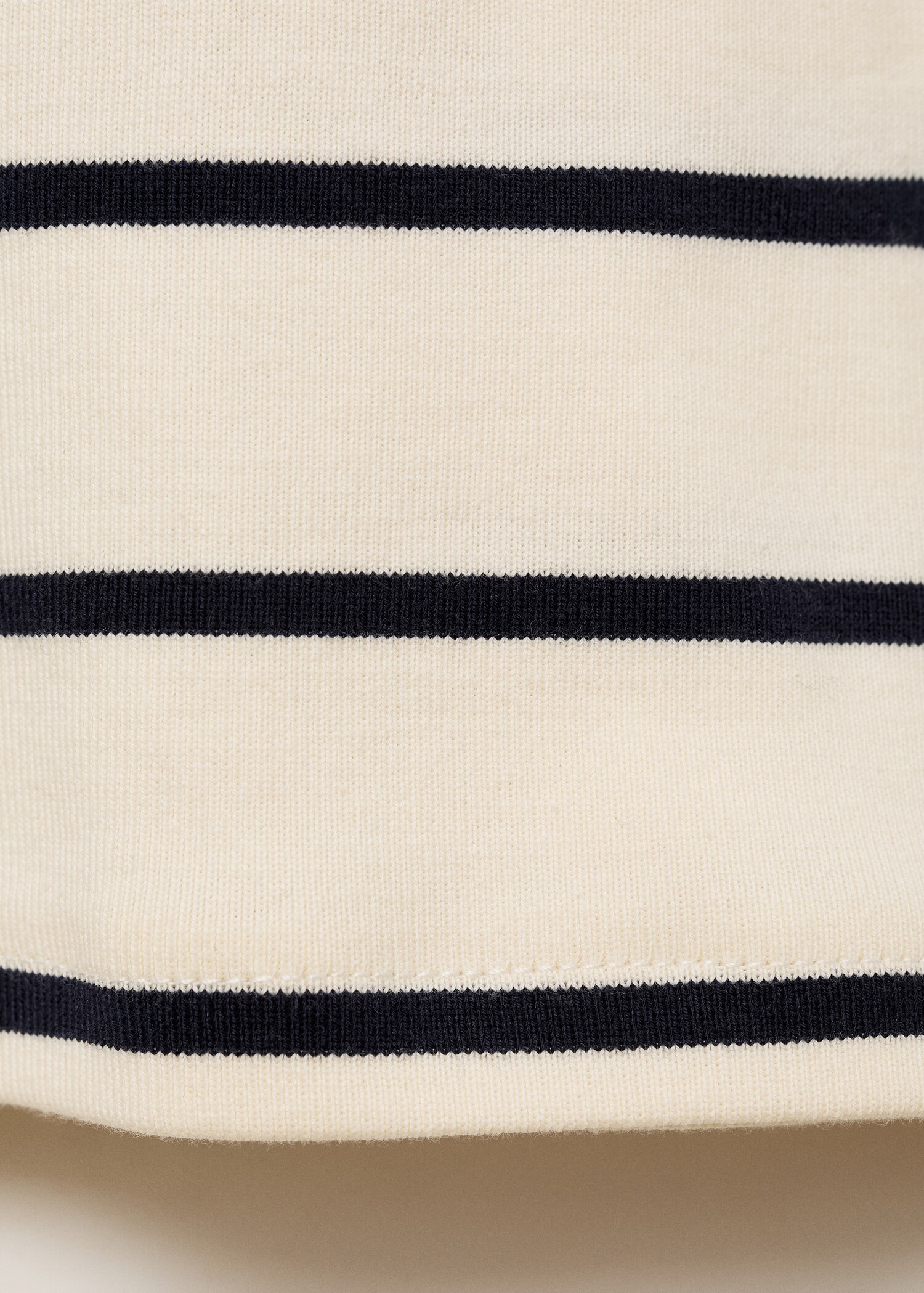 Striped cotton T-shirt - Details of the article 0