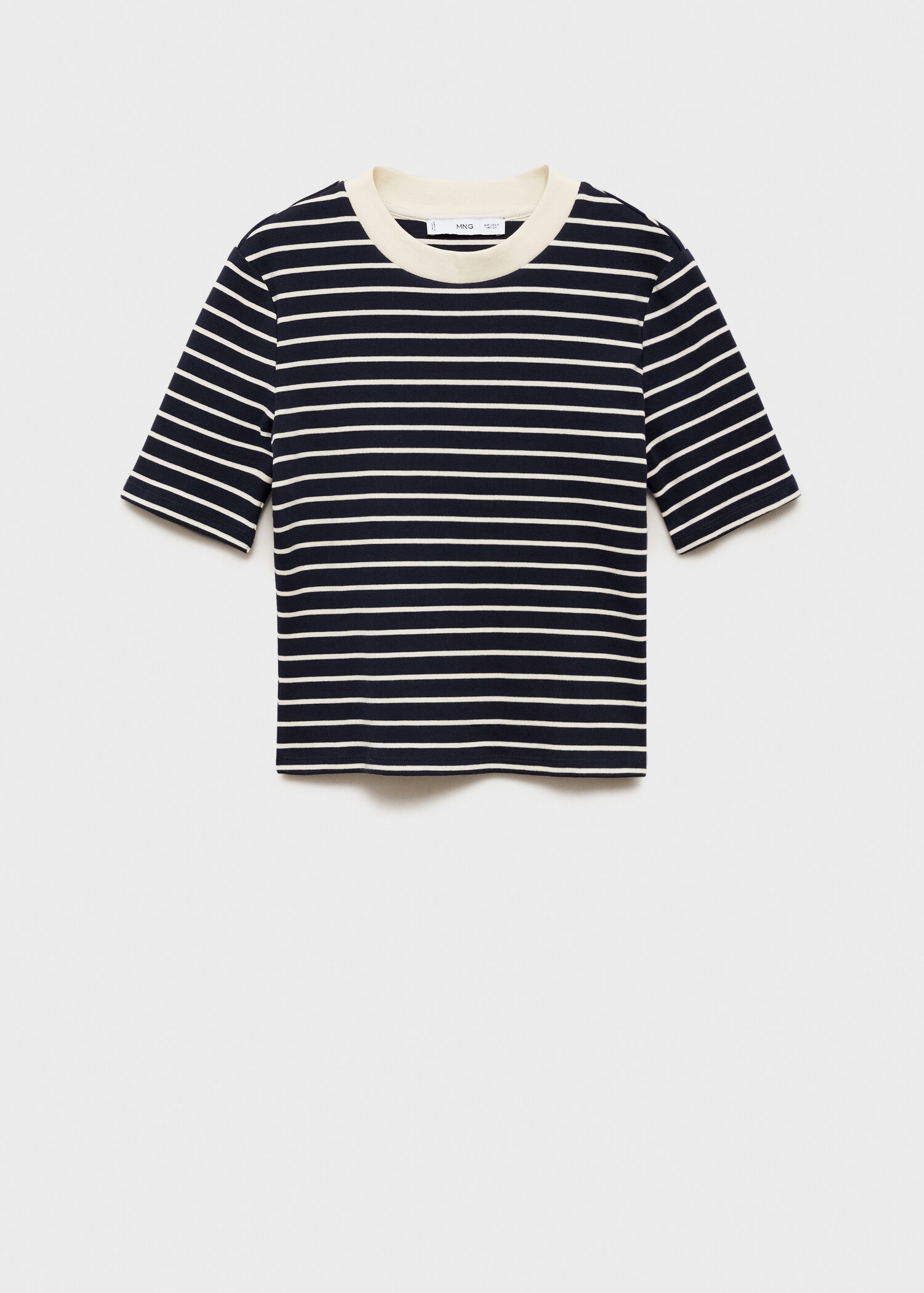 Striped cotton T-shirt - Article without model