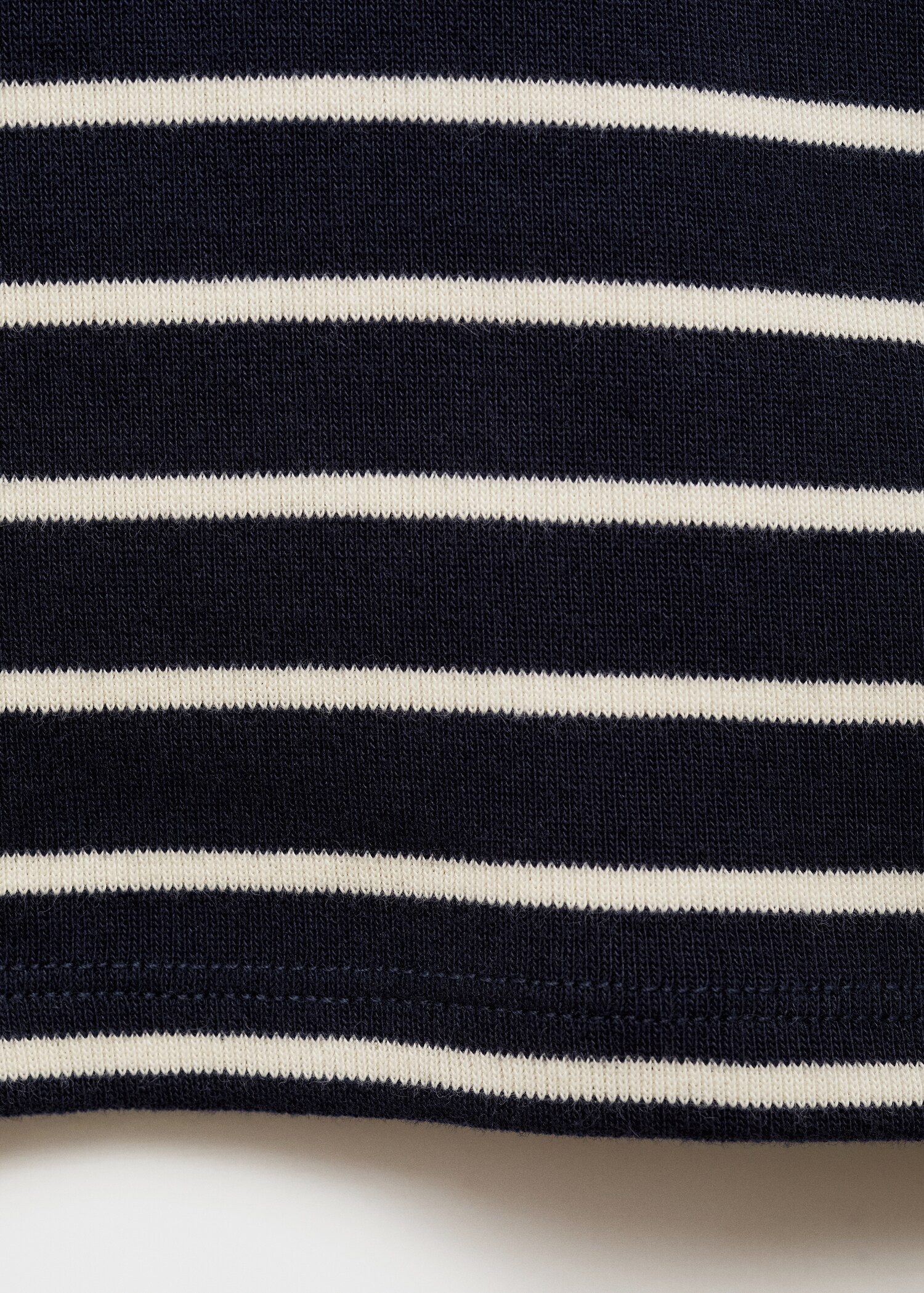 Striped cotton T-shirt - Details of the article 0