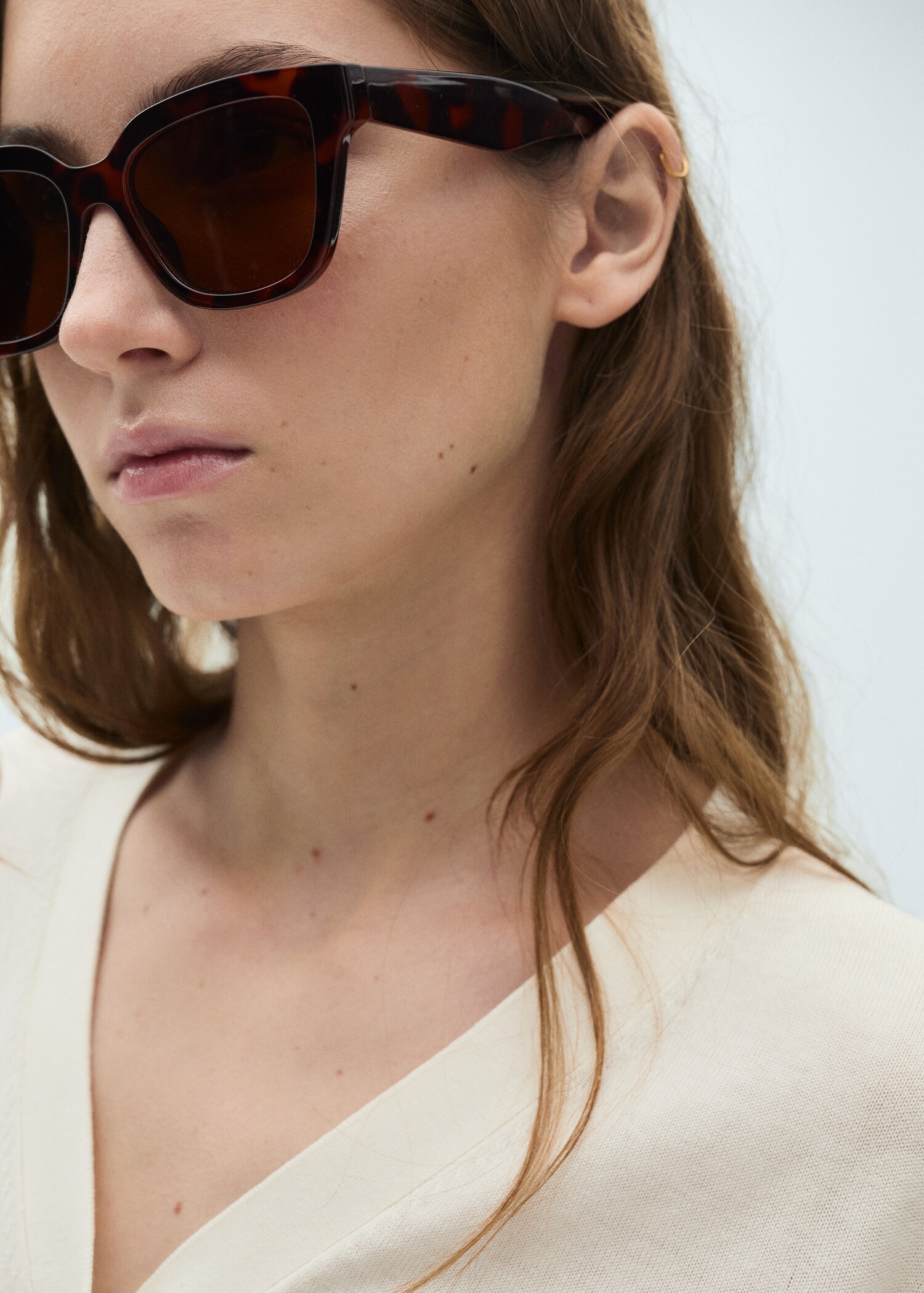 Mulberry silk-blend ribbed cardigan - Details of the article 1