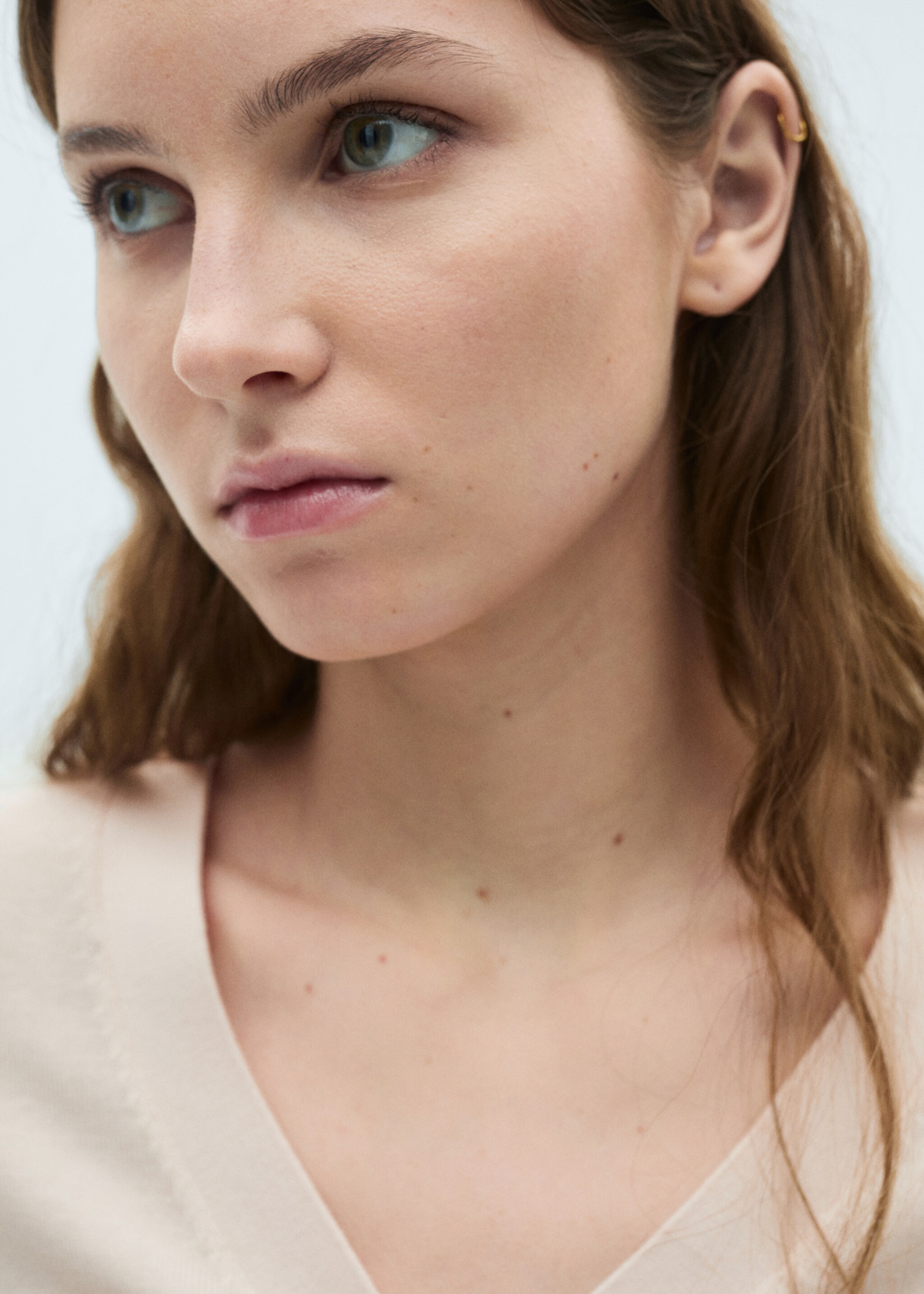 Mulberry silk-blend ribbed cardigan - Details of the article 1, Pale Pink. Ref: 87074078-00.