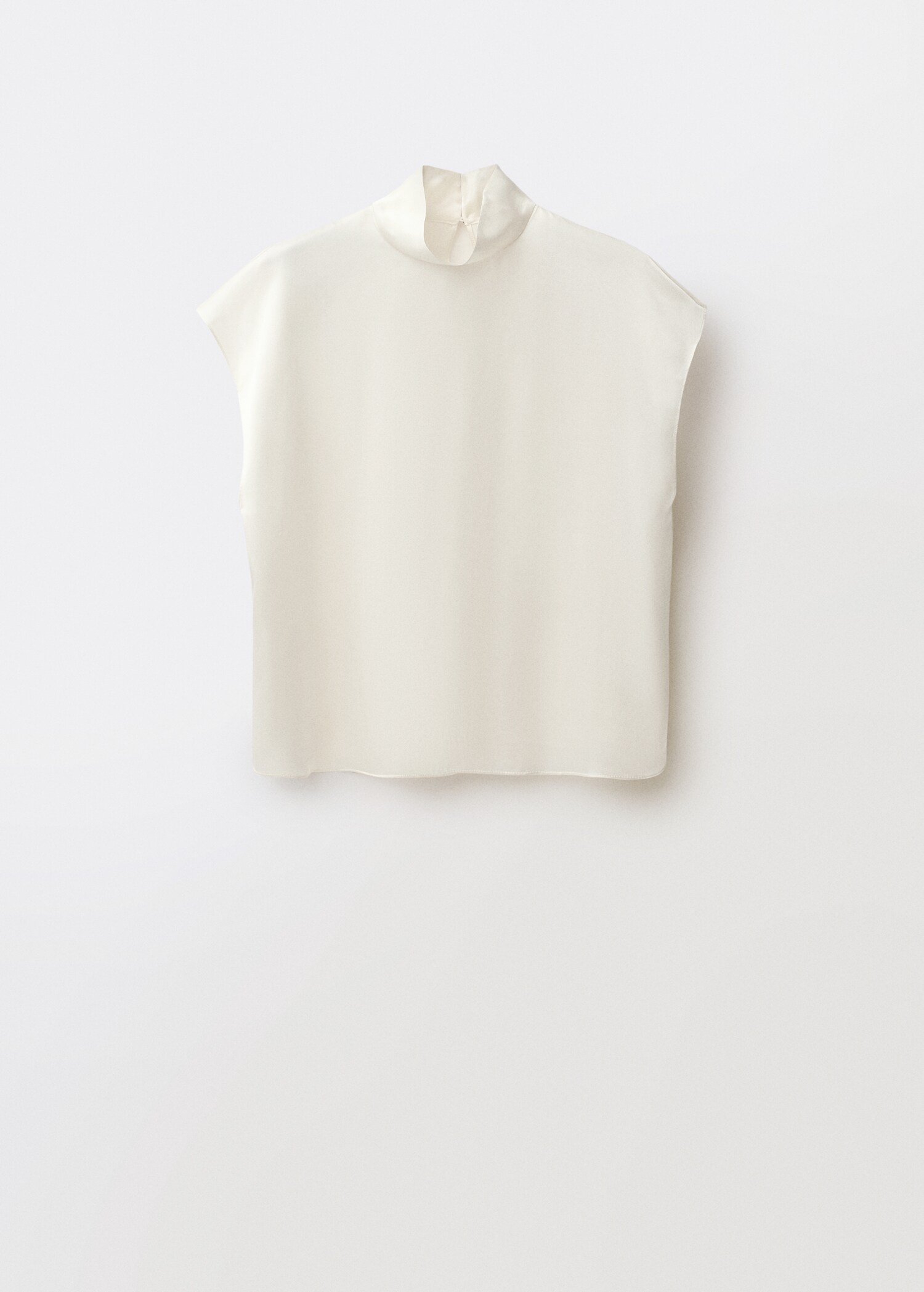 High neck silk blouse - Article without model