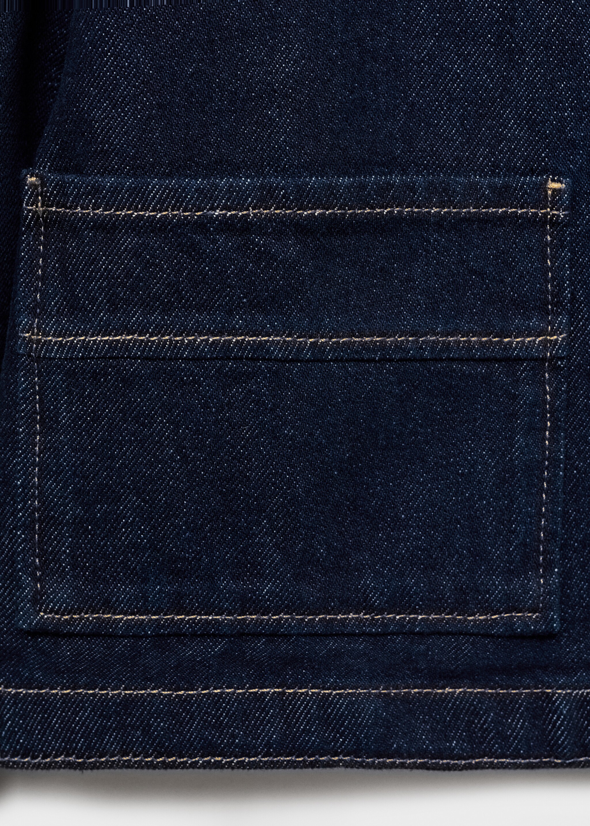 Rinse-wash denim jacket - Details of the article 0, Open Blue. Ref: 87074082-00.