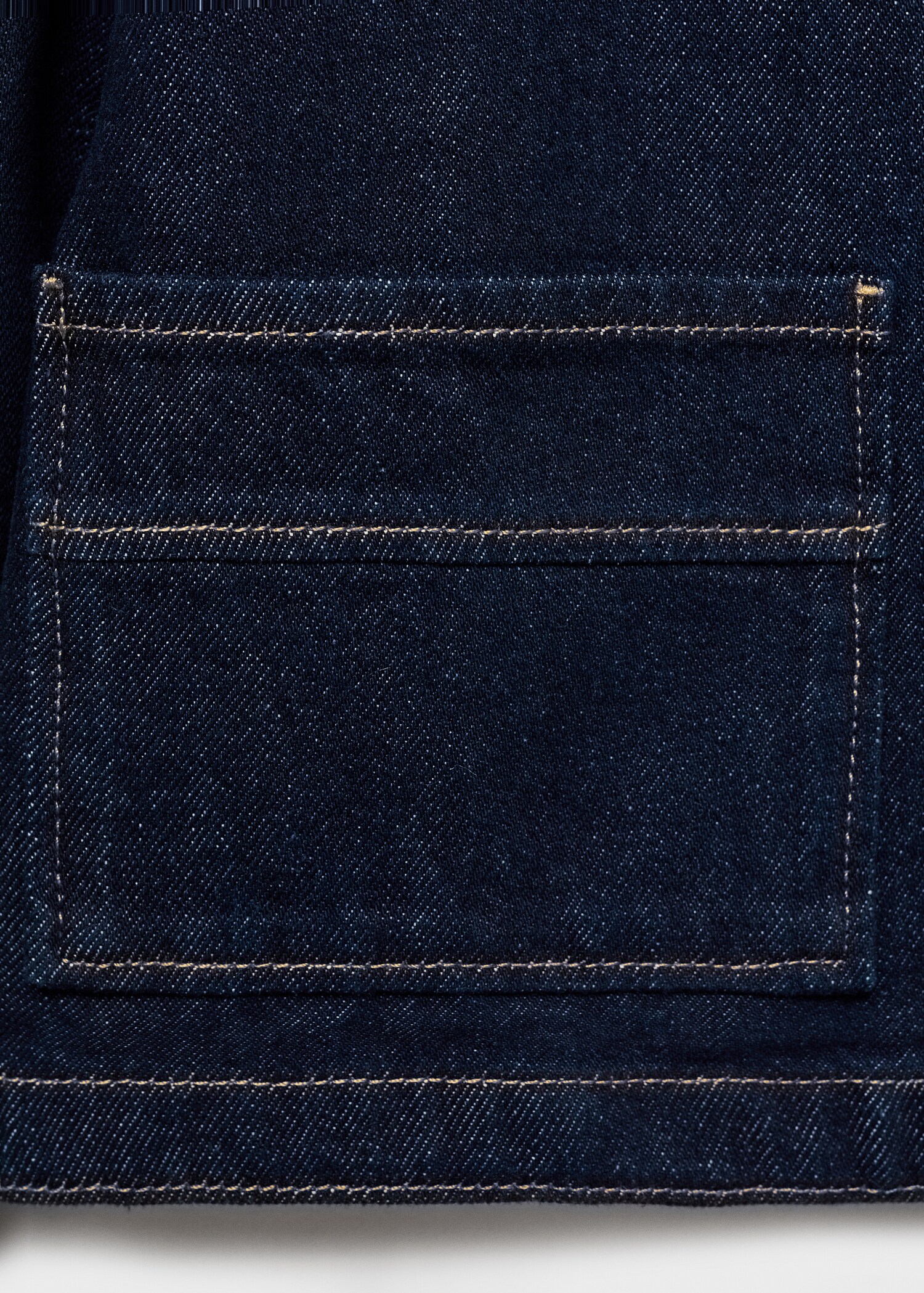Rinse-wash denim jacket - Details of the article 0