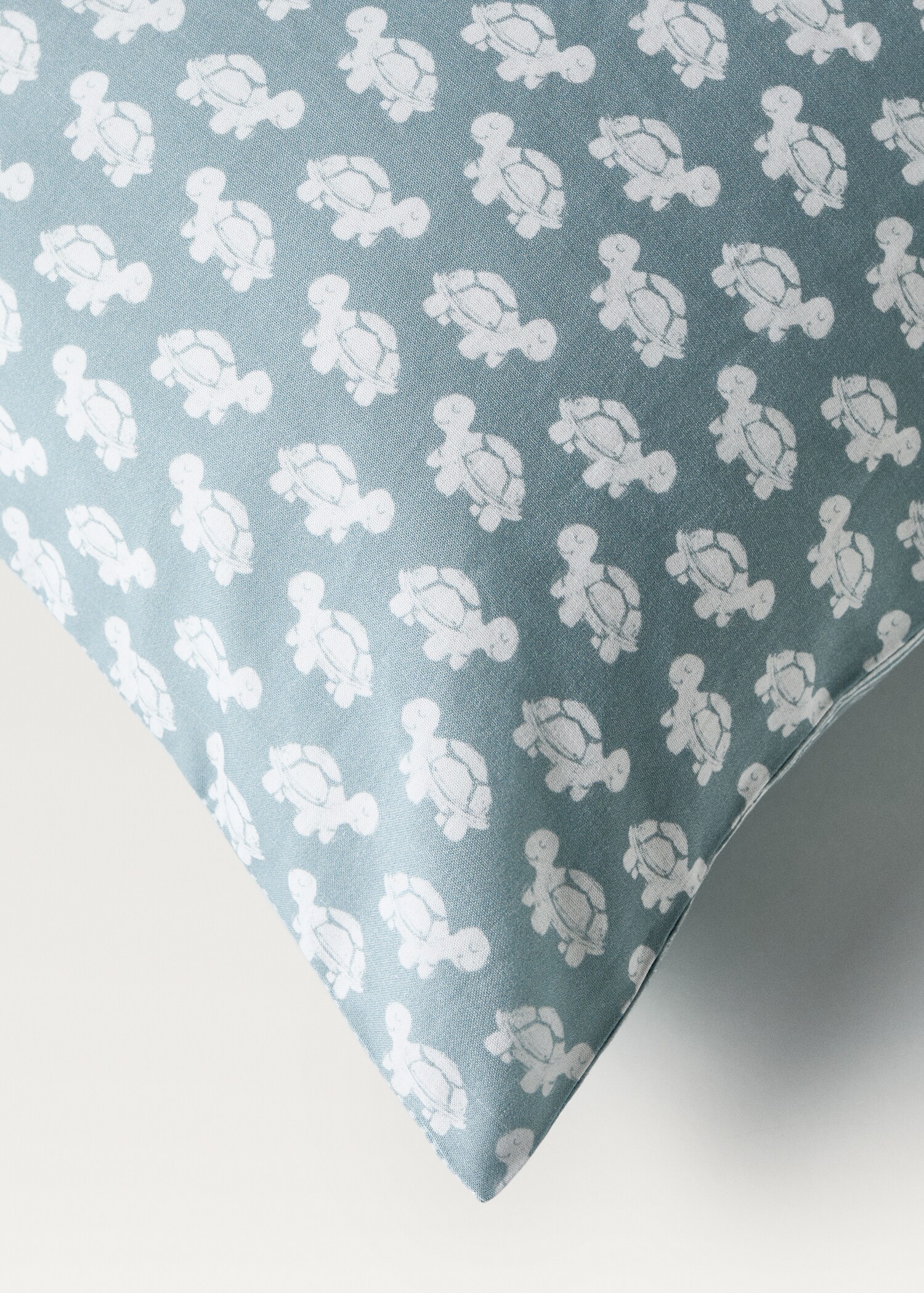 Reversibel dekbedovertrek van perkalkatoen voor kinderbed 90 cm - Detail van het artikel 4