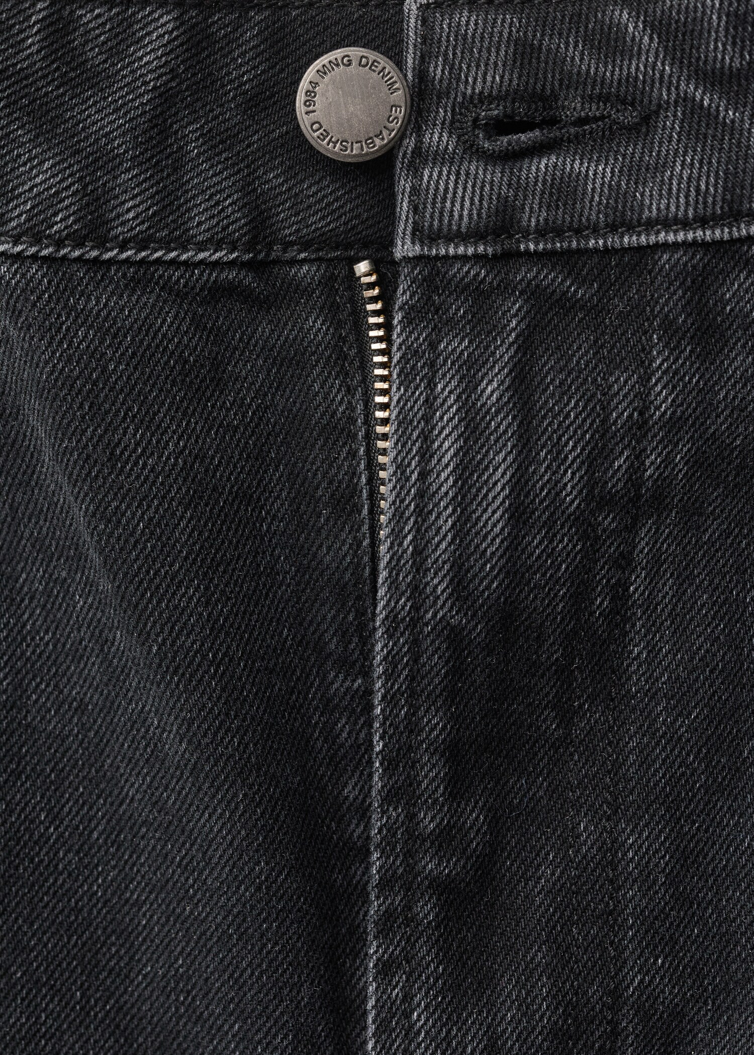 High waist straight jeans - Details of the article 8