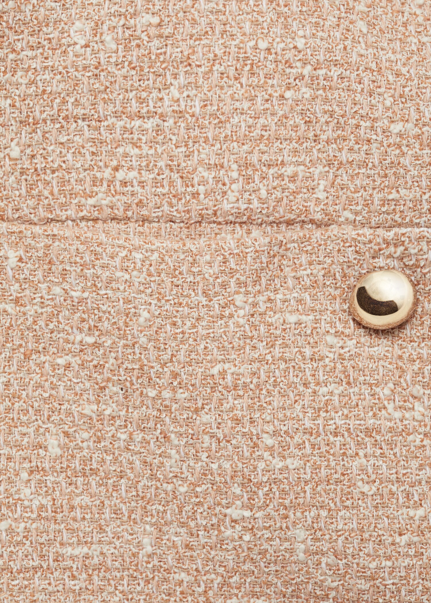 Double-breasted tweed jacket - Details of the article 0