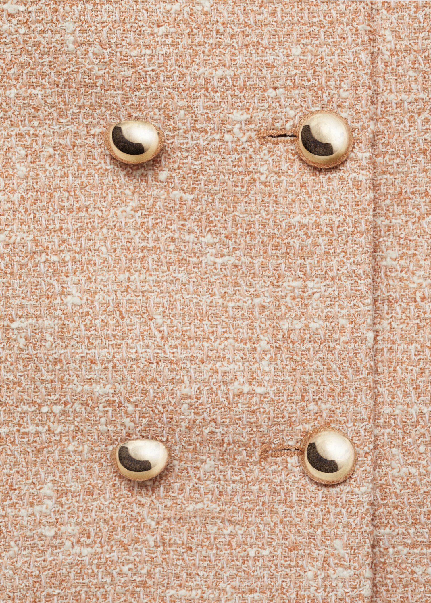 Double-breasted tweed jacket - Details of the article 8