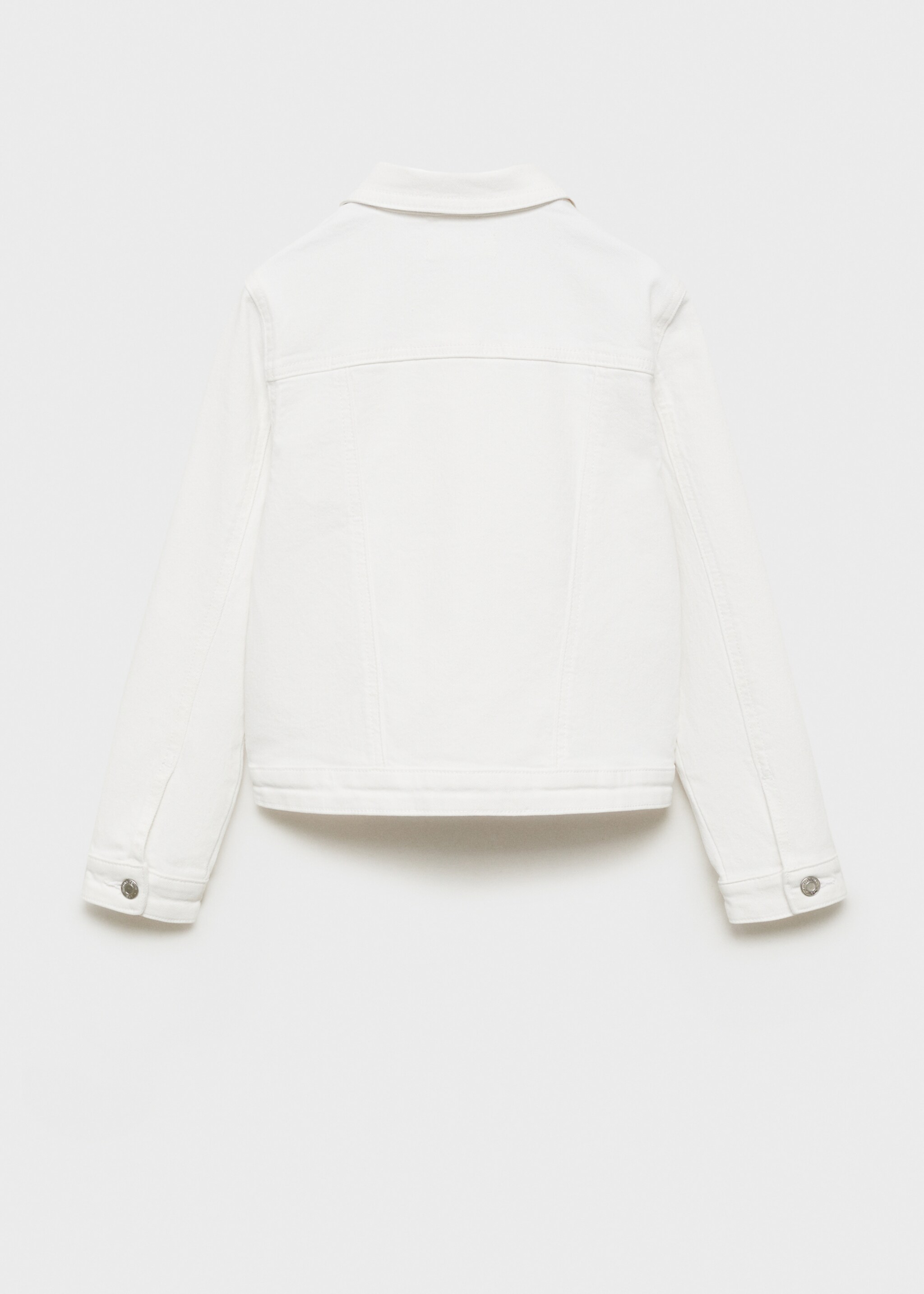 Denim jacket - Reverse of the article, White. Ref: 87074386-00.