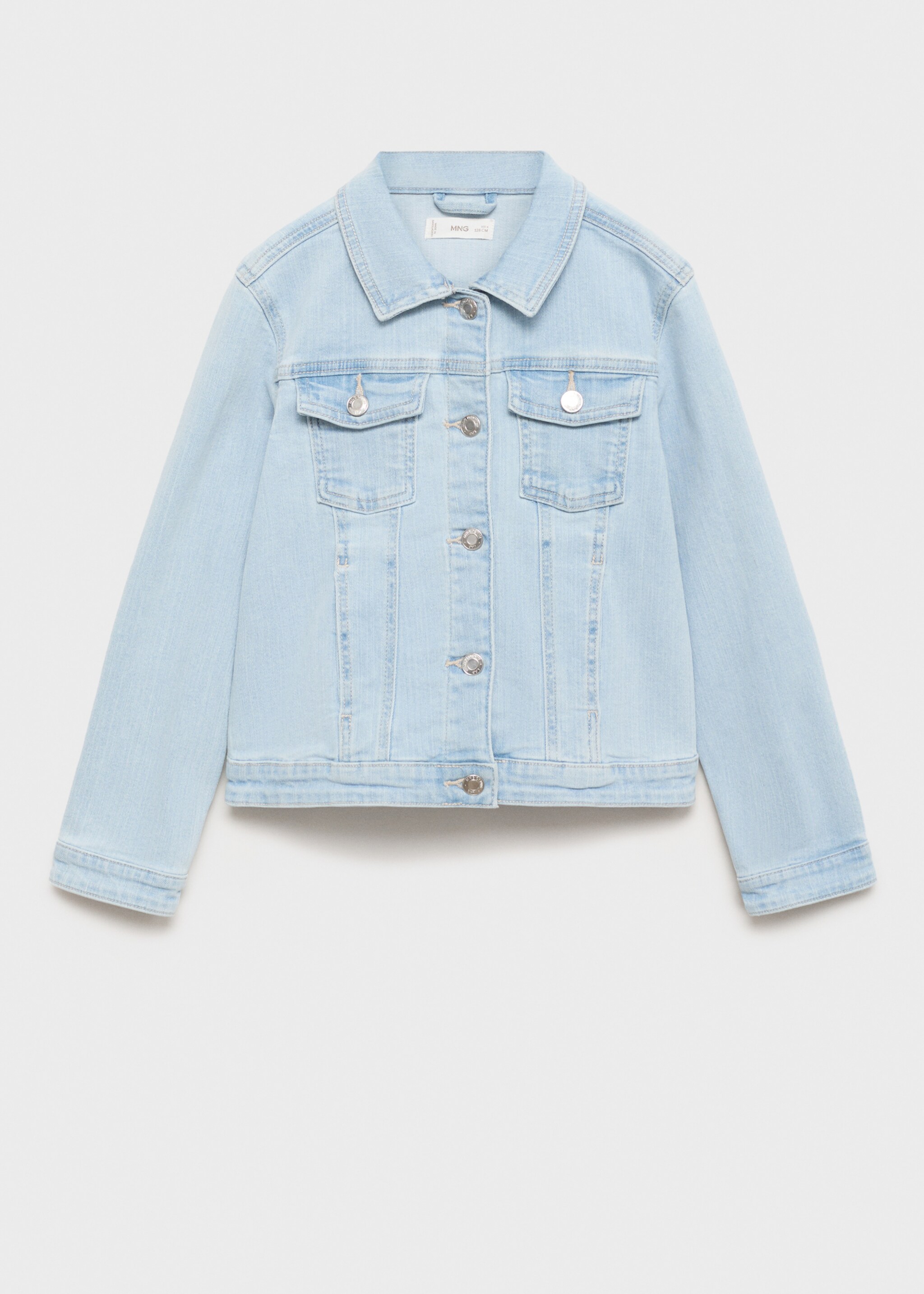 Denim jacket - Article without model, Light Blue. Ref: 87074386-00.
