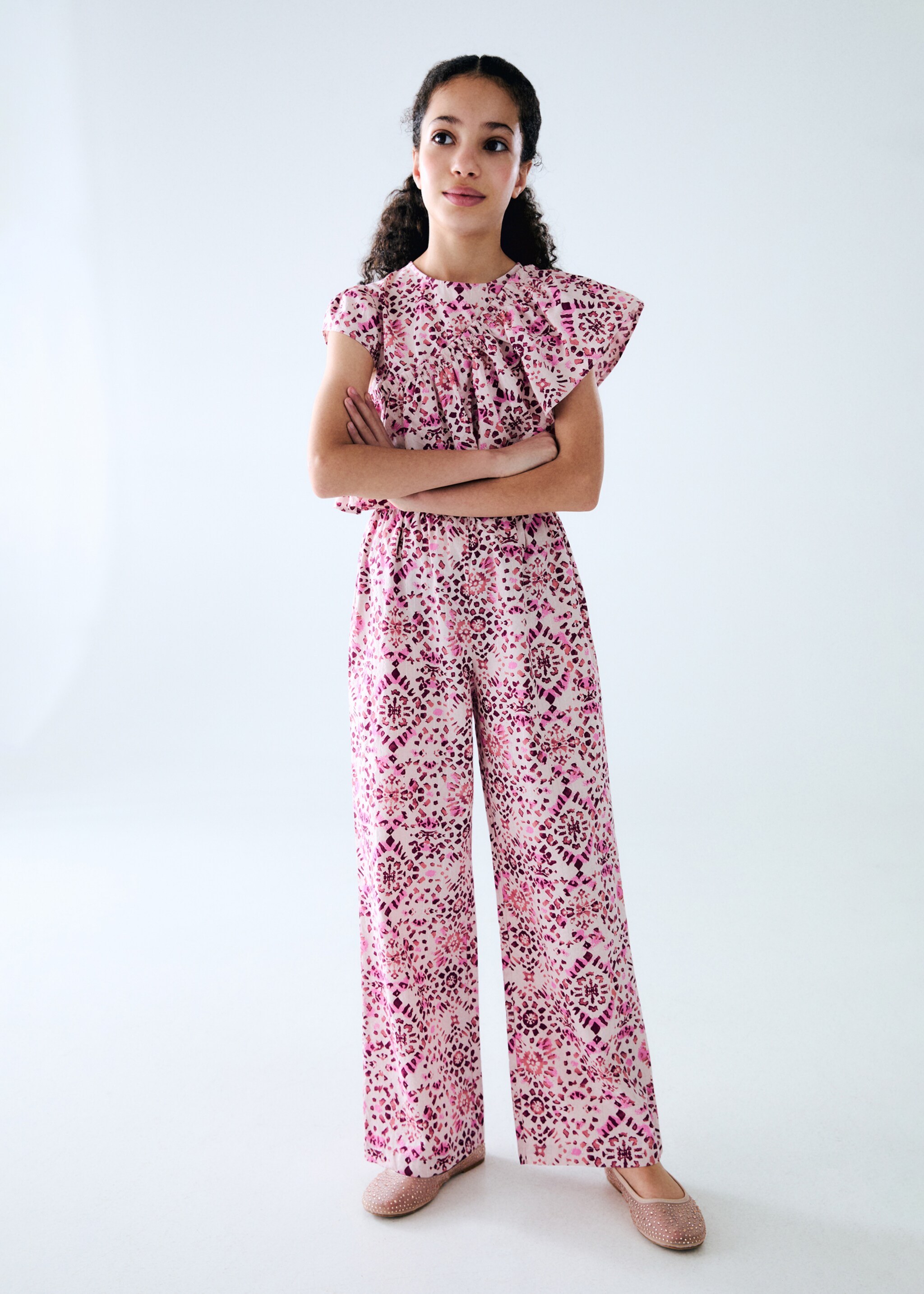 Granota detall volants - Detall de l'article 5, Rosa. Ref: 87074389-00.