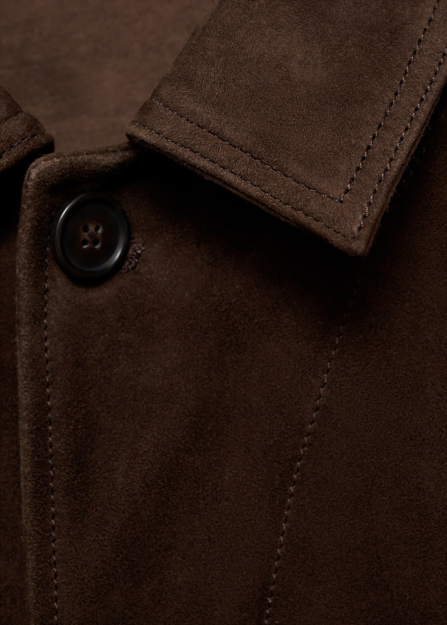 Suede jacket with pockets - Details of the article 8