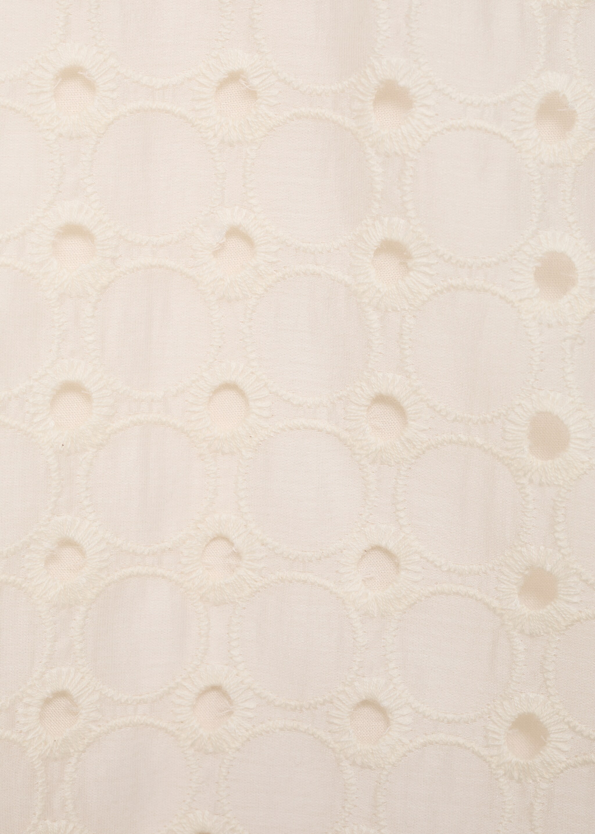 Blusa bordado inglés - Detalle del artículo 0, Crudo. Ref: 87074393-00.