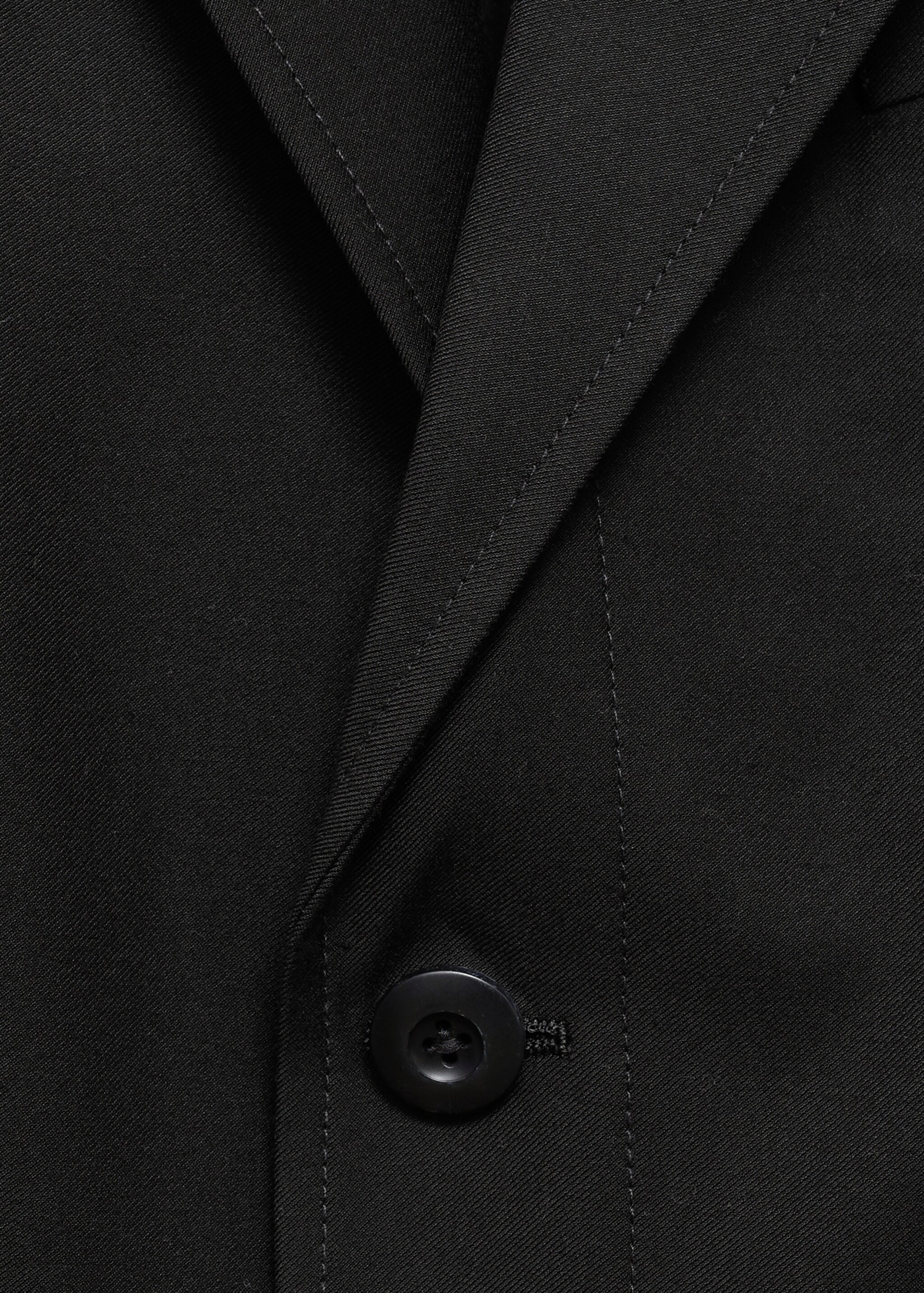 Relaxed fit suit blazer - Details of the article 0, Black. Ref: 87074399-00.