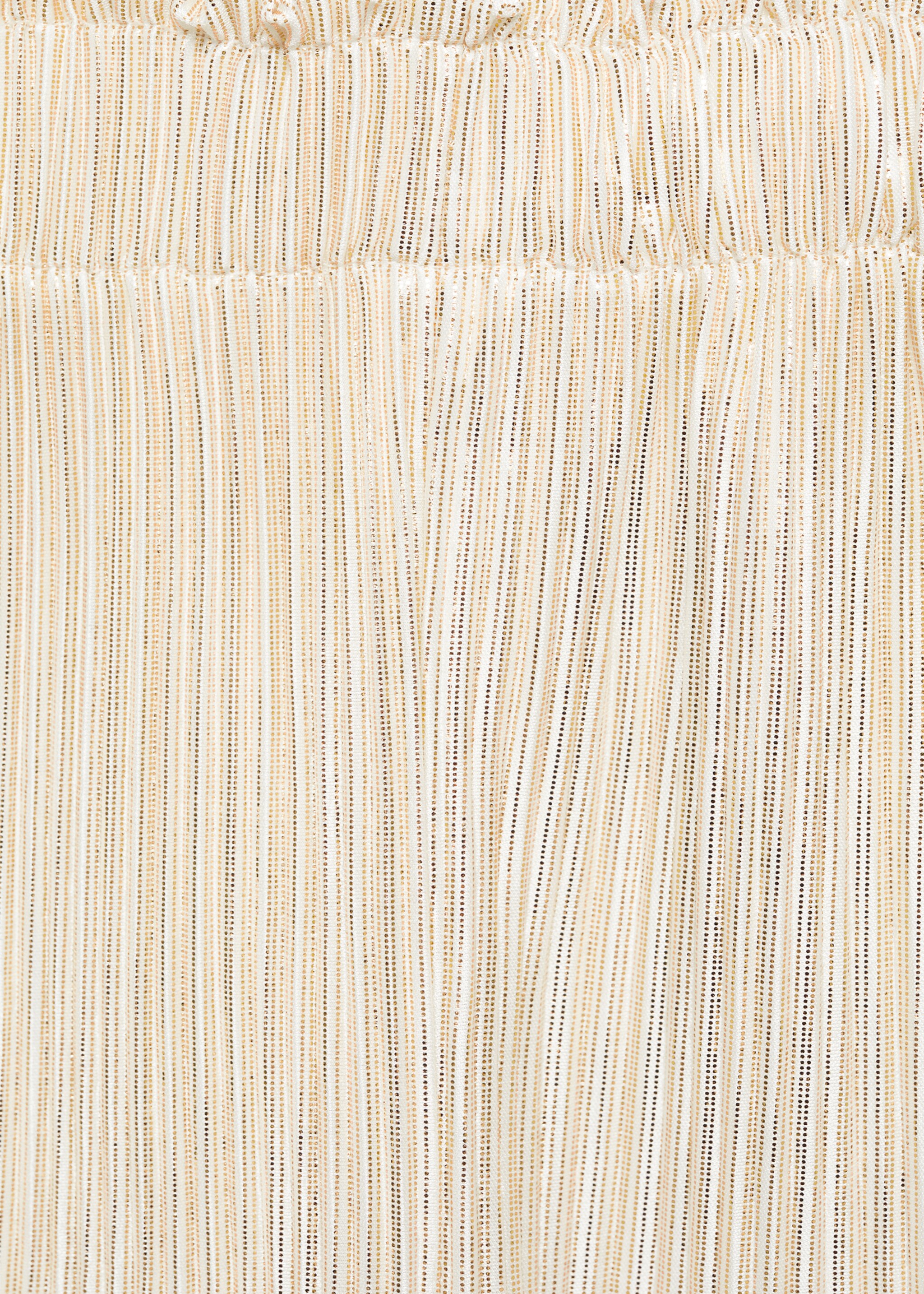 Rovné plisované kalhoty - Detail zboží 8, Zlatá. Ref: 87074401-00.