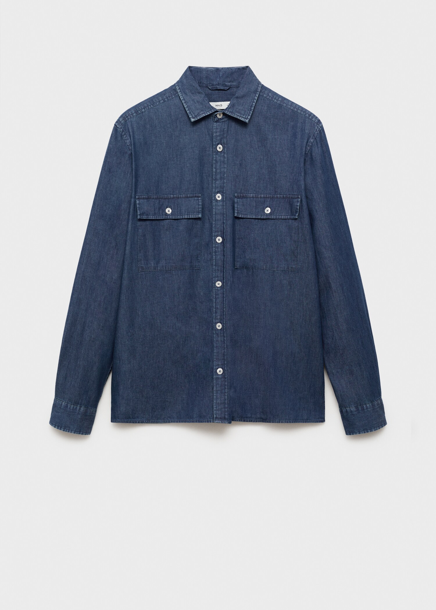 100% cotton chambray shirt - Article without model