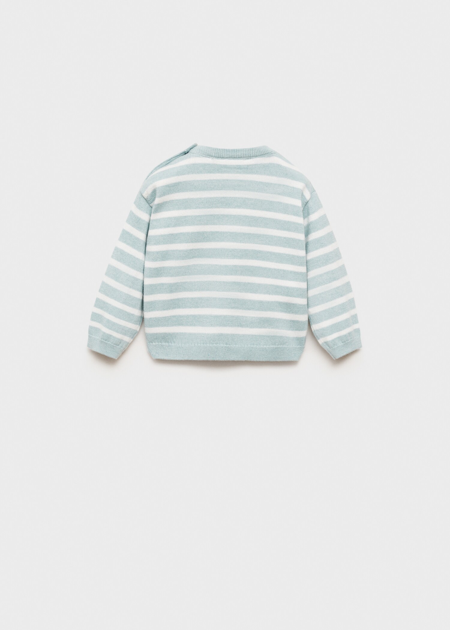 Knit striped sweater - Reverse of the article