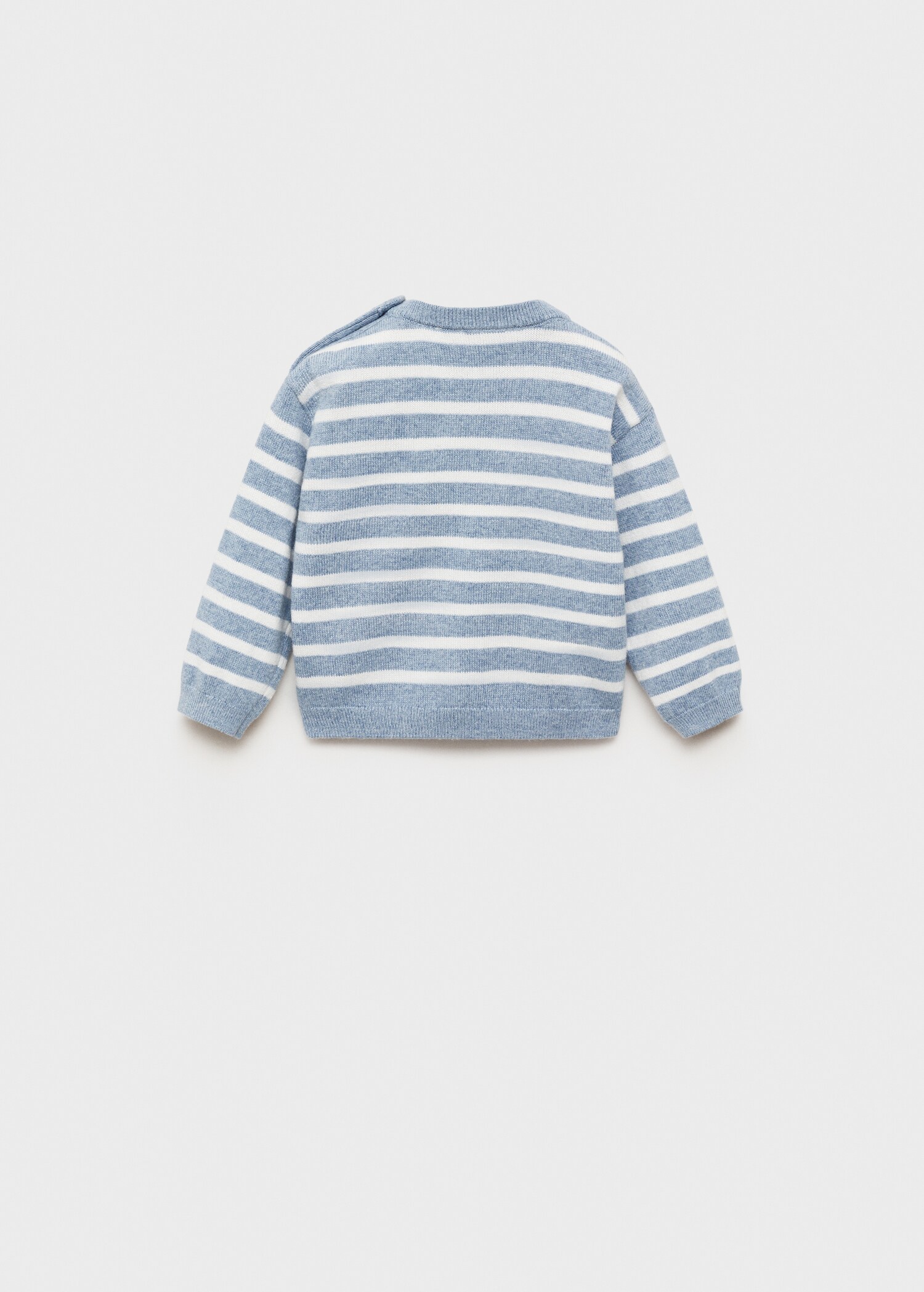 Knit striped sweater - Reverse of the article