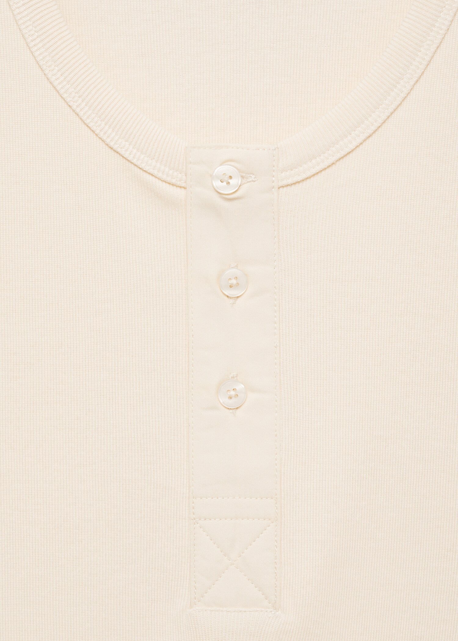 100% cotton t-shirt with buttons - Details of the article 8