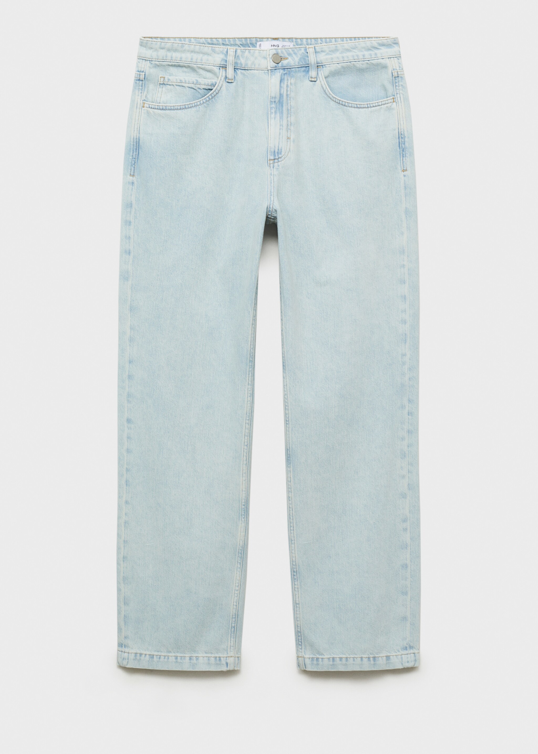 Loose-fit jeans - Article without model, Bleach Blue. Ref: 87074417-00.