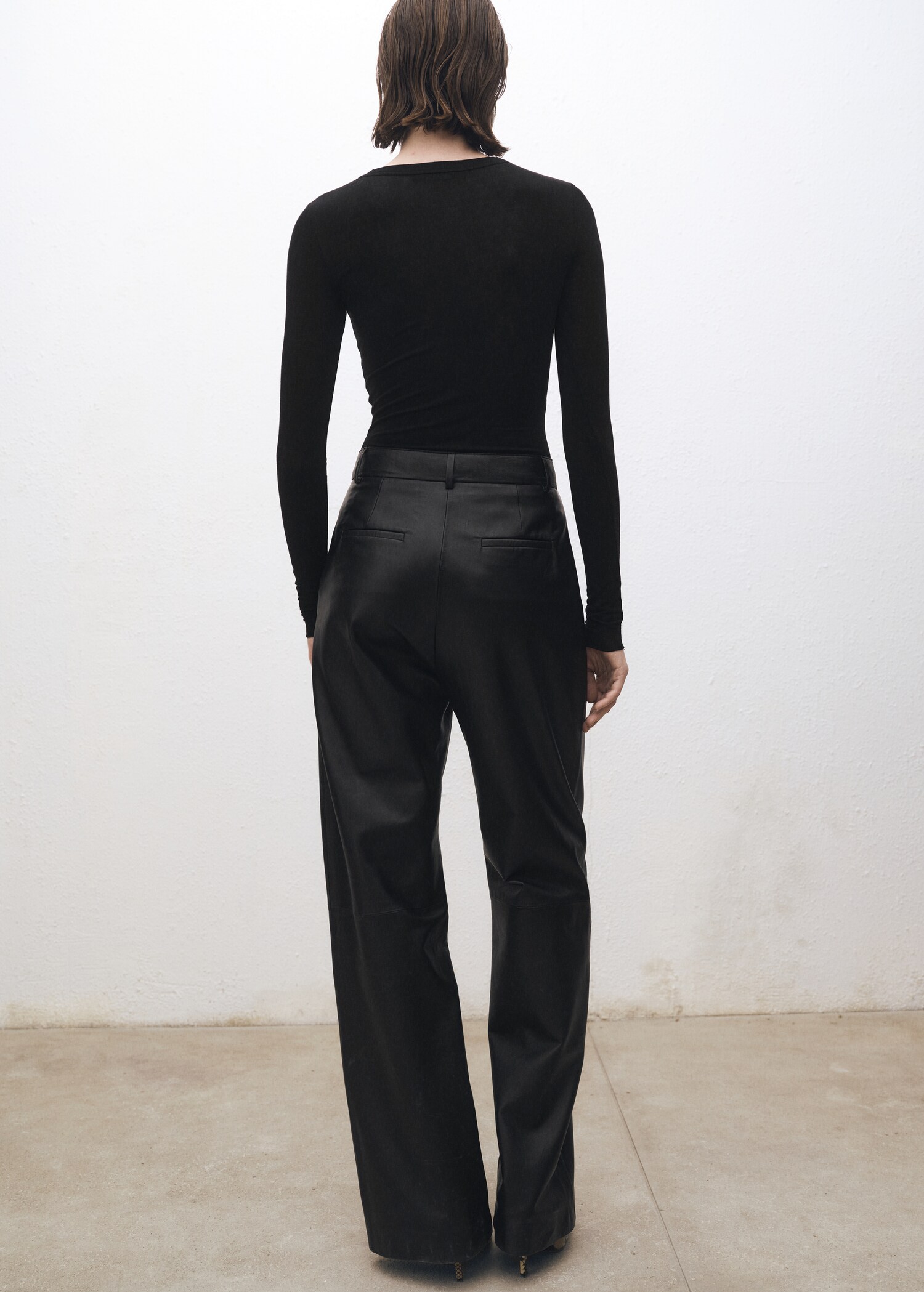 Samarreta barreja llana màniga llarga - Revers de l'article