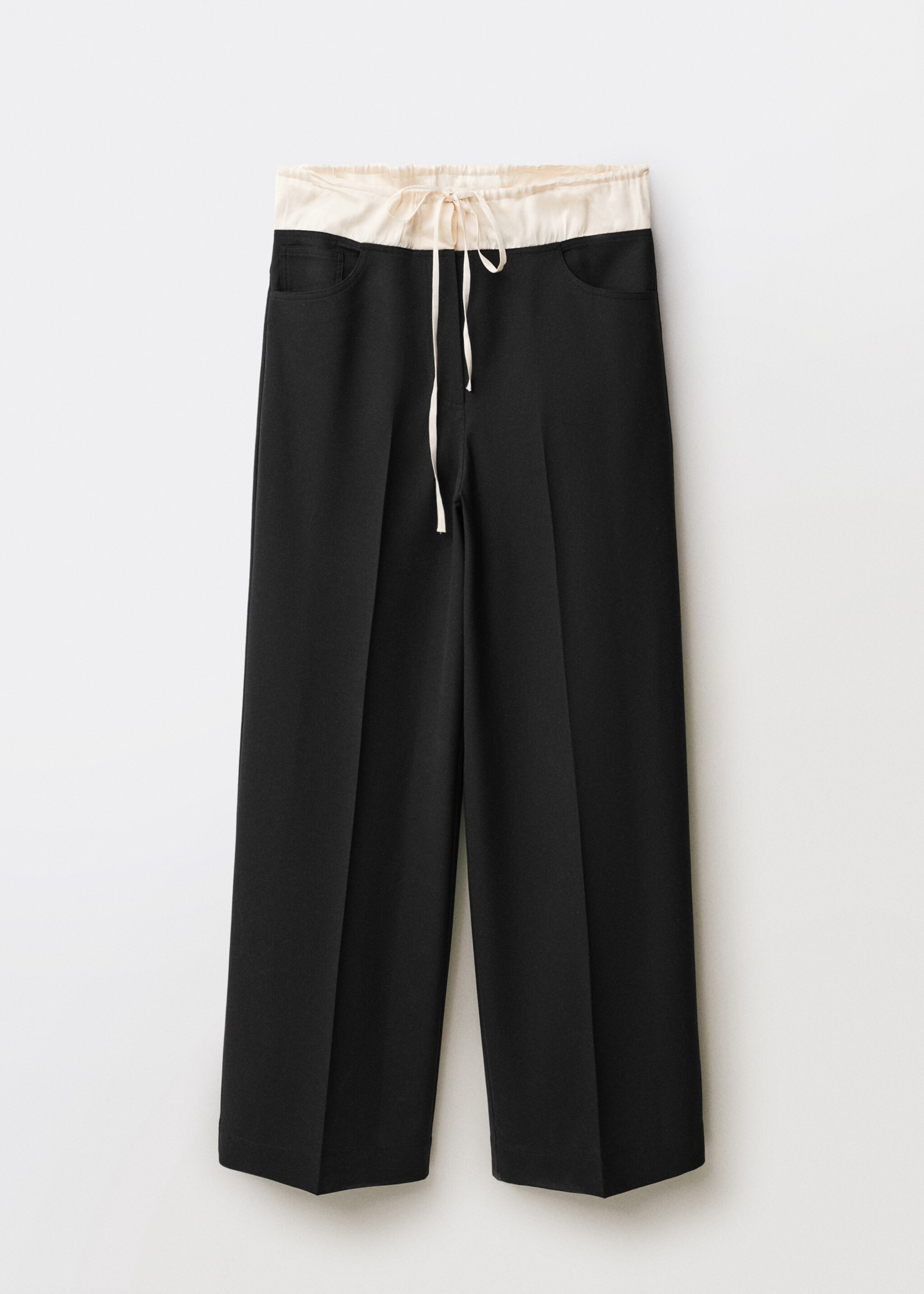 Kombinirane sportske hlače os mješavine vune - Artikl bez modela, Crna. Ref: 87074423-00.